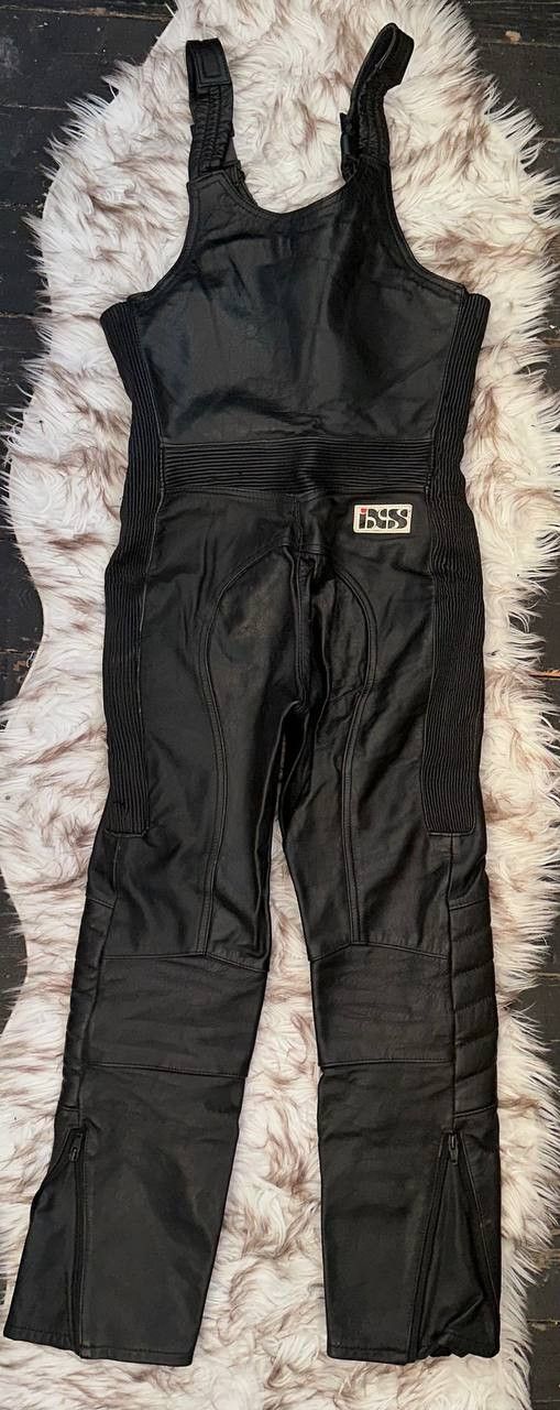 Vintage IDCS Vintage Echtes Leder Racing Jumpsuit Moto Biker Suit Size US 31 - 2 Thumbnail