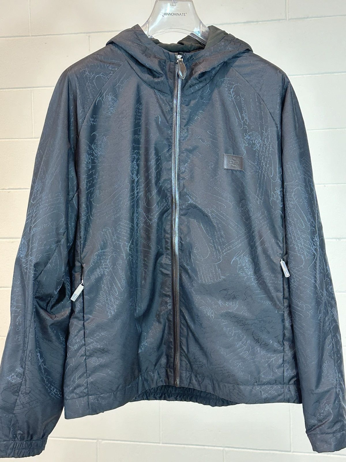 image of Berluti Jacket Padded B-Way. Size L in Black, Men's