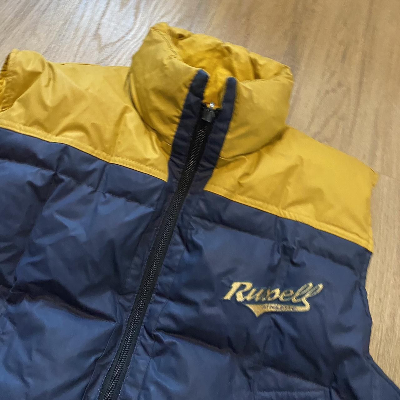 Russell Athletic Navy and yellow Russell Athletic puffer vest Vintage Size US S / EU 44-46 / 1 - 2 Thumbnail