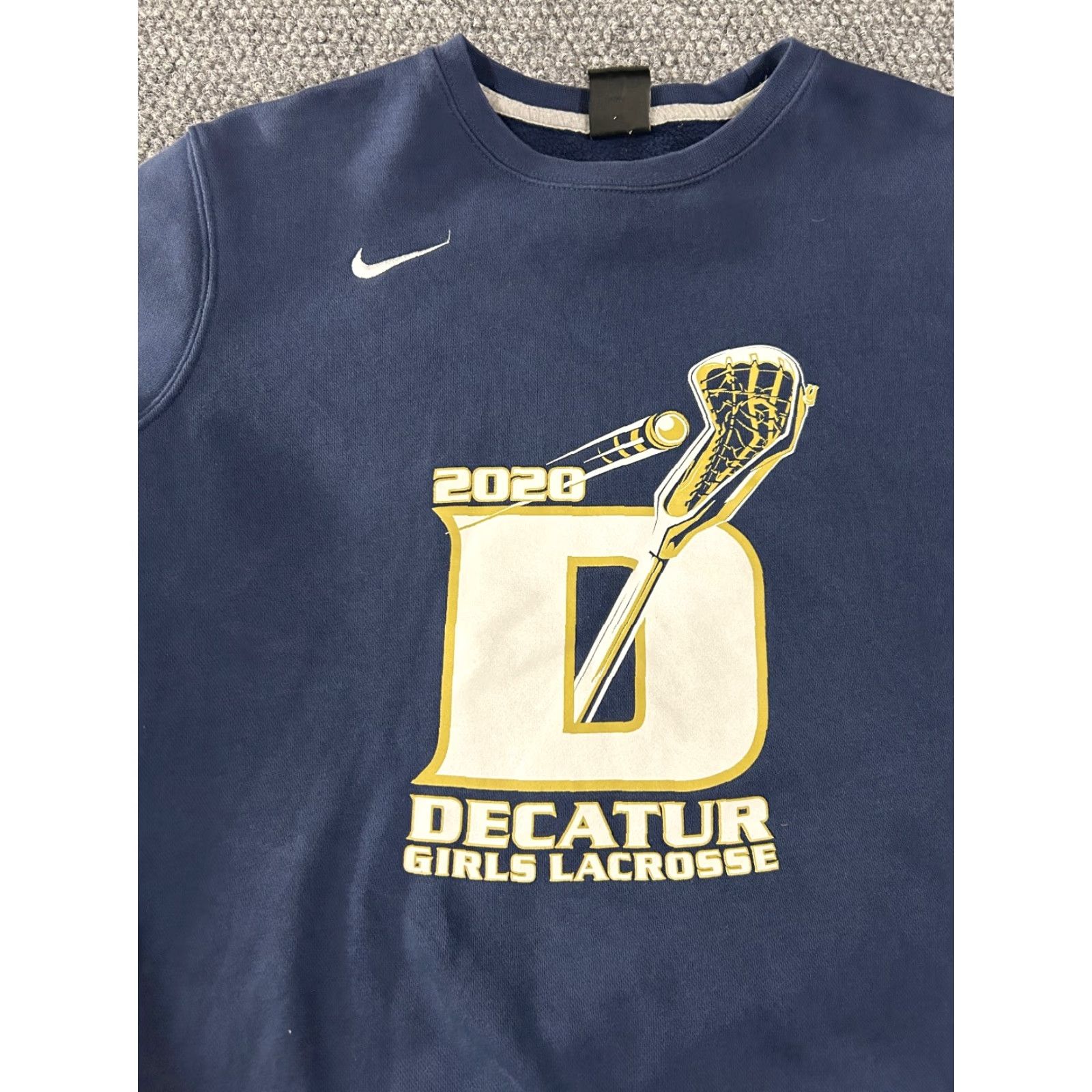 Nike Nike Sweatshirt Mens Regular M Navy Blue 1/4 Zip Logo Decatur Girls Lacrosse 2020 SportsPullover Size US M / EU 48-50 / 2 - 4 Thumbnail