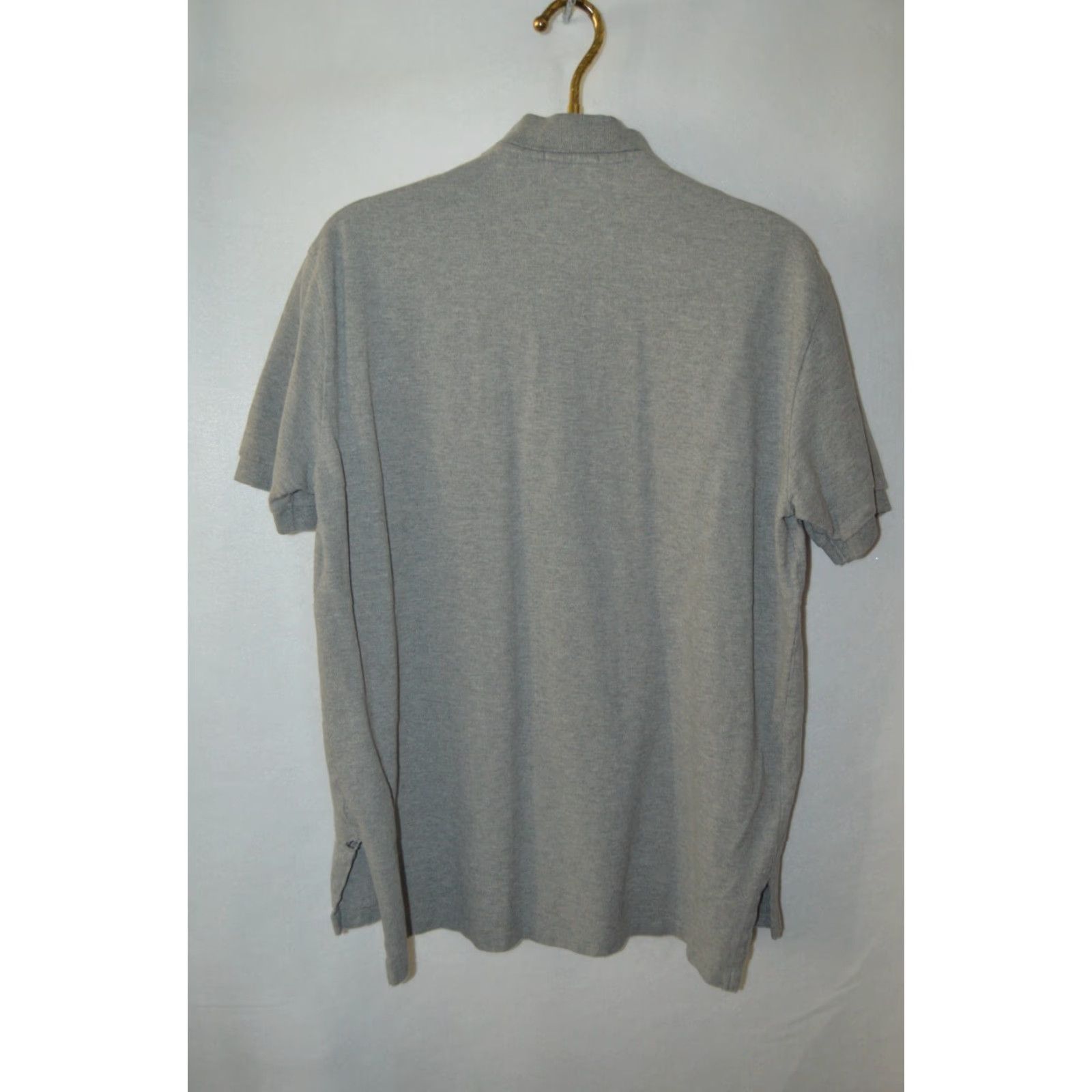 Ralph Lauren Ralph Lauren Polo Shirt Polo Mens XL Gray Cotton Short Sleeve Embroidered Pony Logo Classic All Seasons Polo SS Shirt Size US XL / EU 56 / 4 - 2 Thumbnail