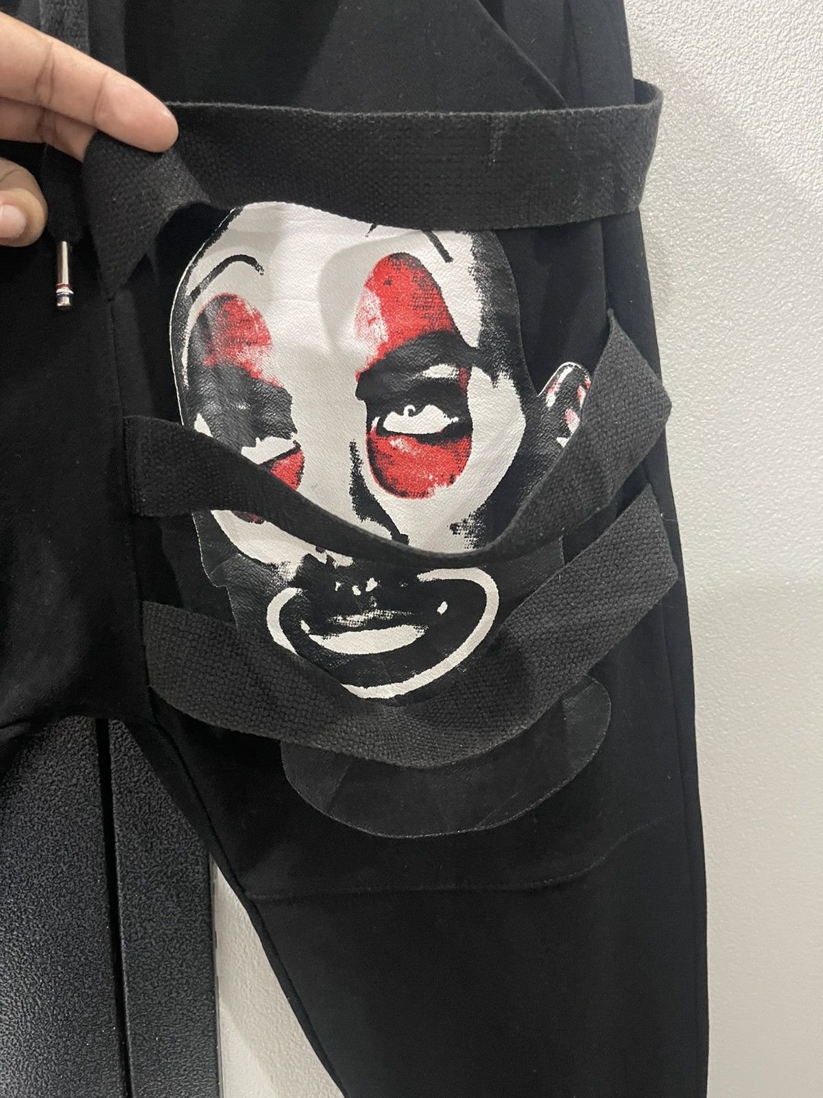 Seditionaries Smoking Time Bondage Skull Jogger Pants Size US 29 - 5 Thumbnail