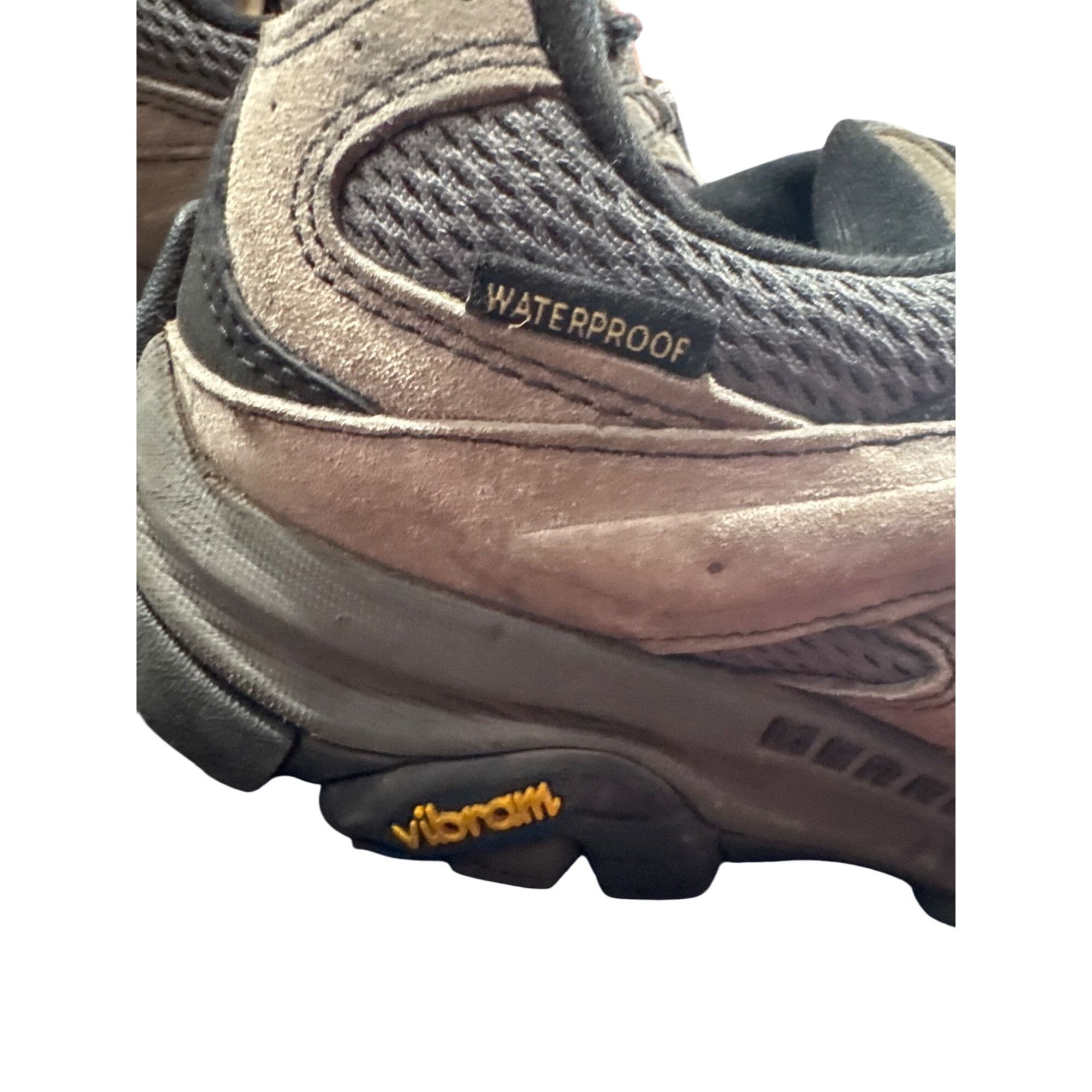 Merrell Merrell Mens Gray Brown Hiking Shoes sneakers Size 11 SKU812 Size US 11 / EU 44 - 5 Thumbnail
