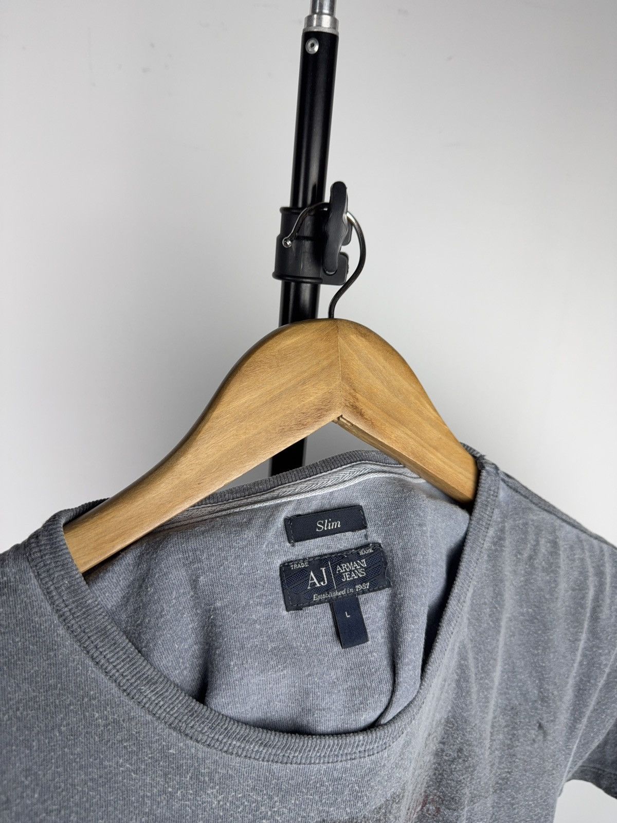 Armani 00s Luxury Armani Jeans Surf Club 1981 Slim Fit T-Shirt L Size US L / EU 52-54 / 3 - 7 Thumbnail