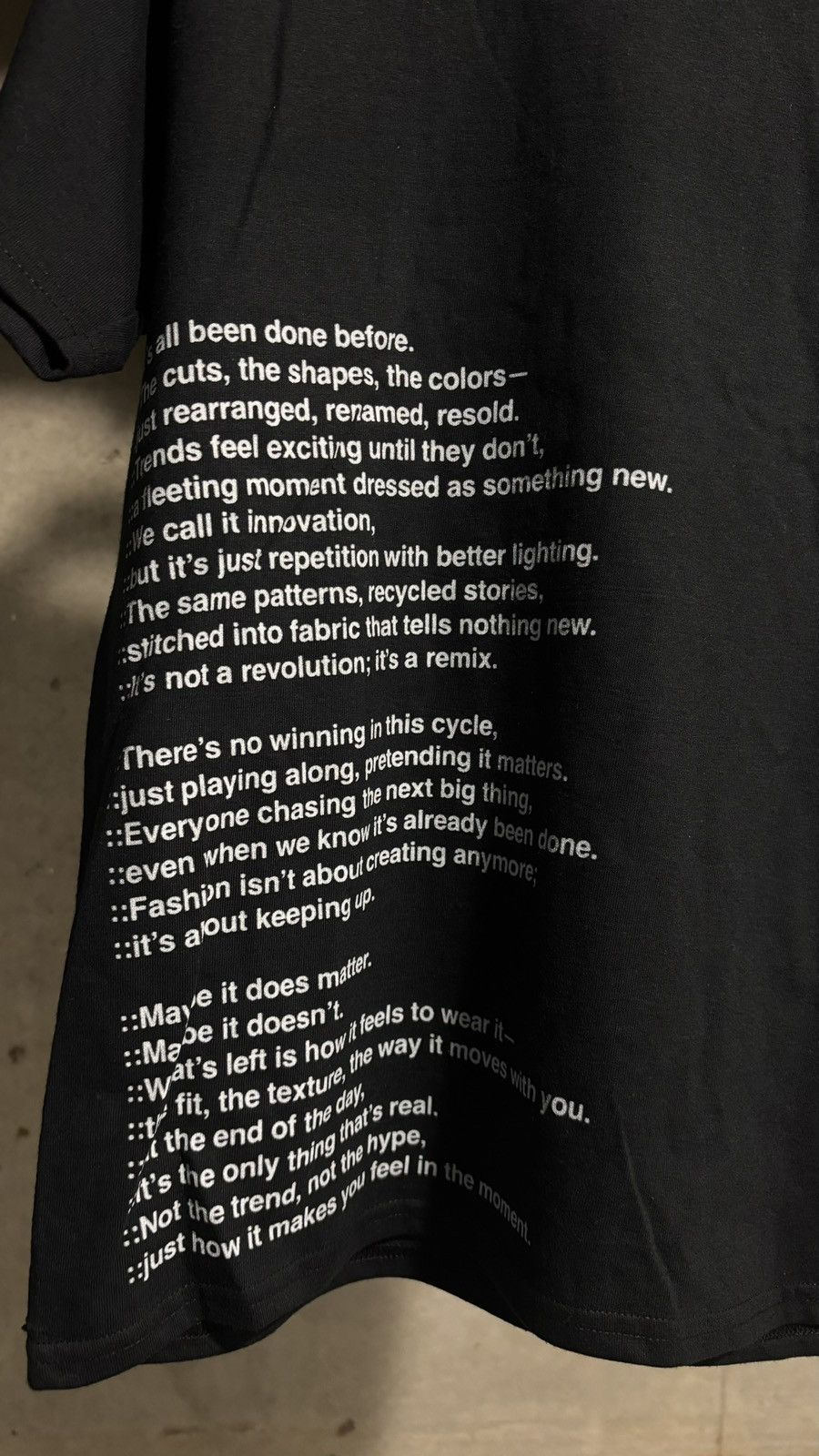 Designer Aosuism Poem Tee Size US L / EU 52-54 / 3 - 2 Thumbnail