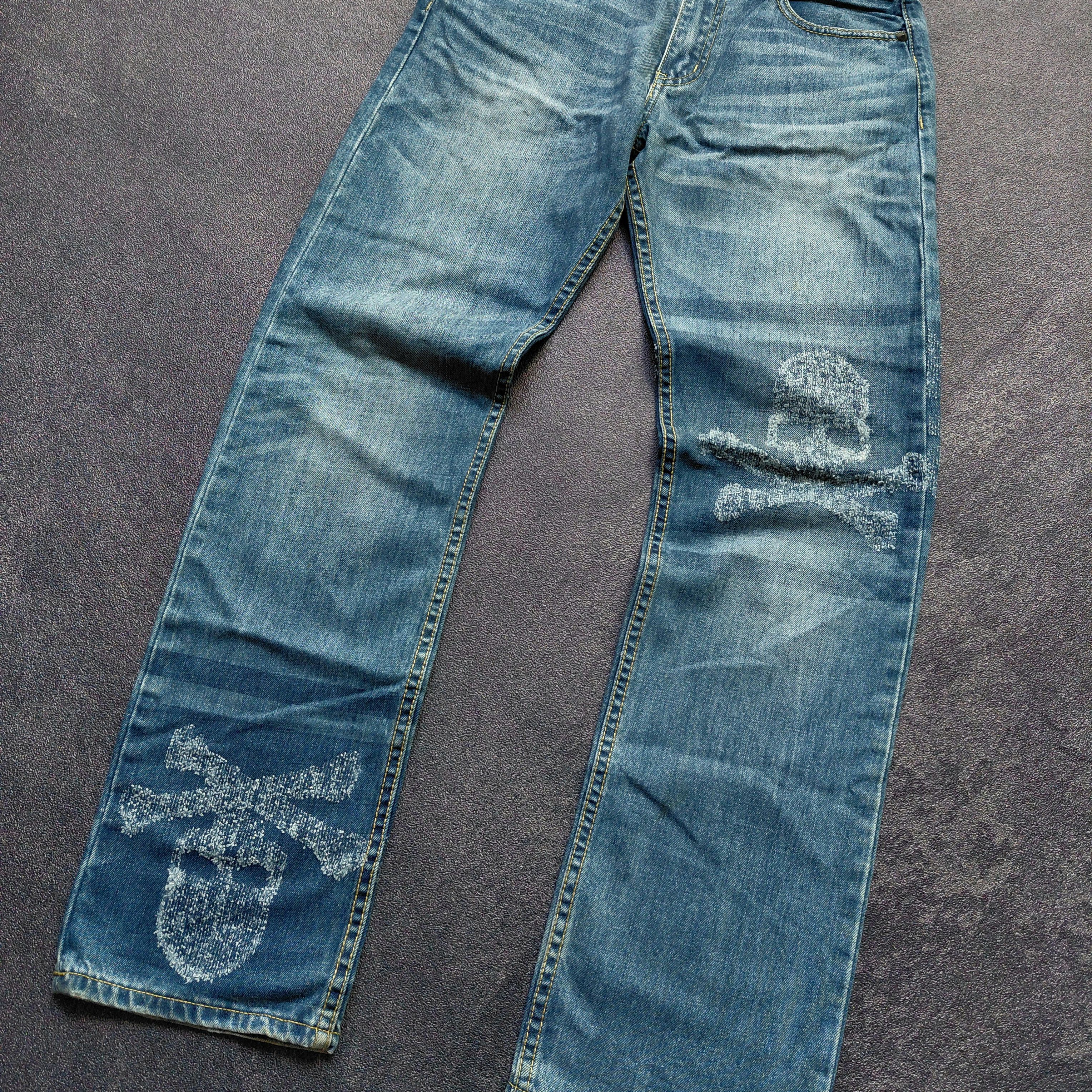 Japanese Brand Vintage Y2K Japanese Skull Pants Size US 28 / EU 44 - 4 Thumbnail