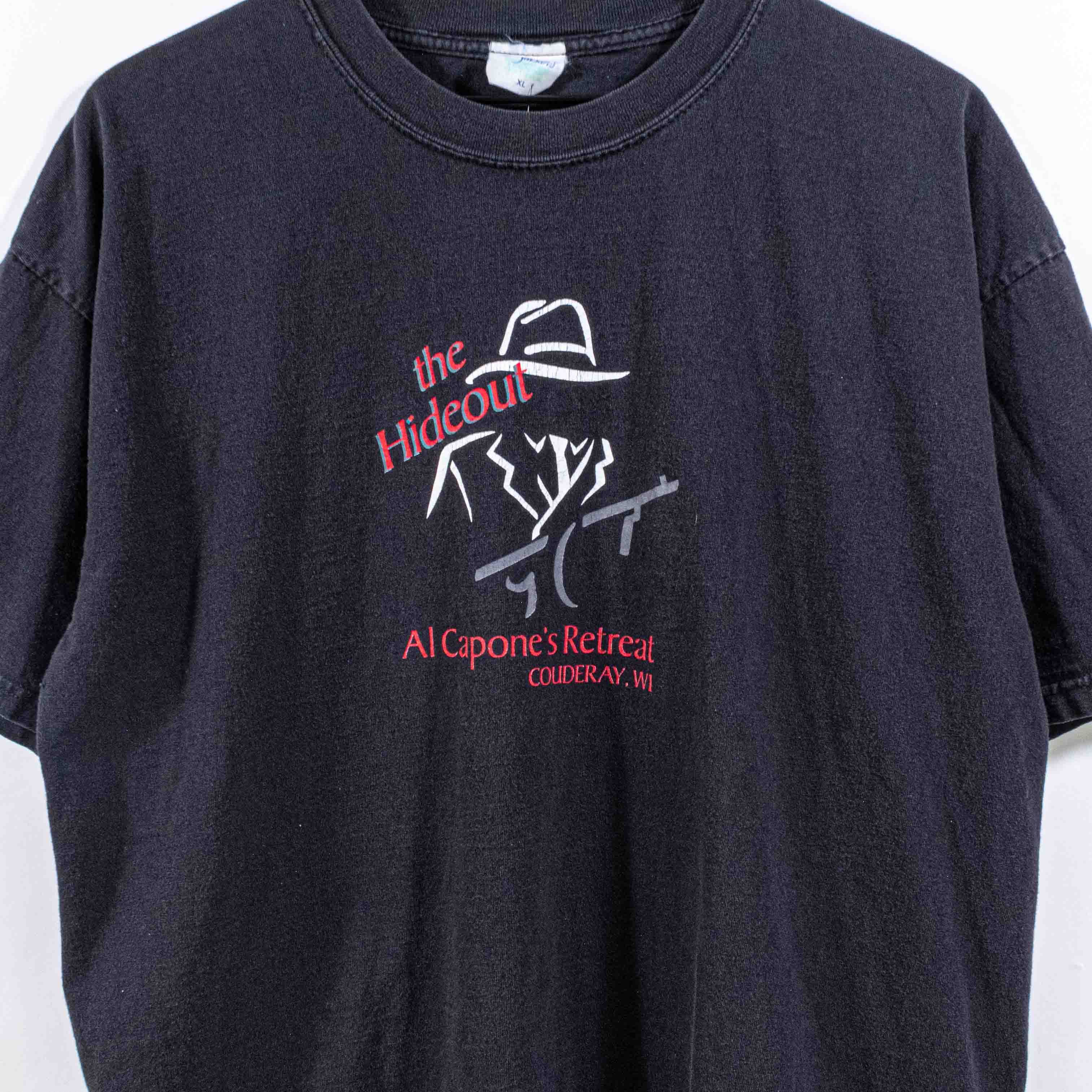 Vintage The Hideout Al Capone's Retreat T-Shirt VTG Y2K Mob Mafia Size US XL / EU 56 / 4 - 1 Thumbnail