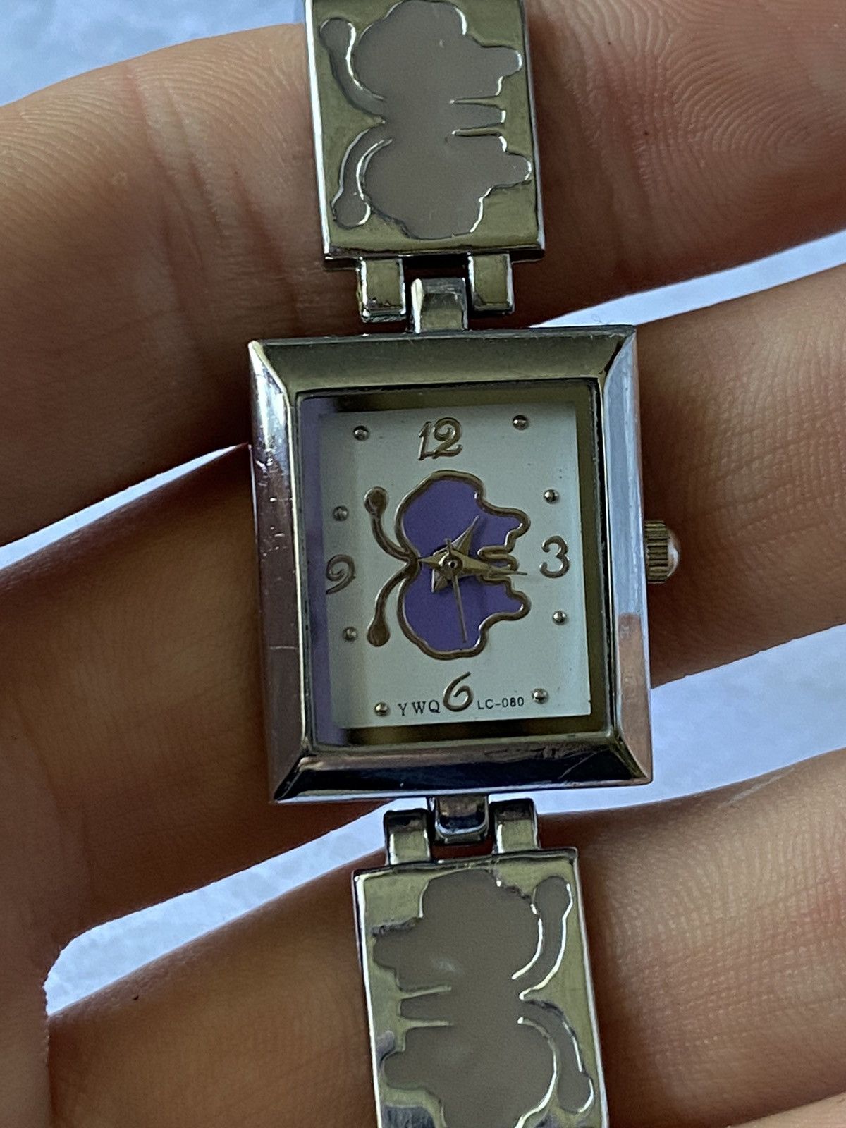 Japanese Brand × Vintage YWQ LC-080 Futuristic Watch Butterflies Metal Bracelet Size ONE SIZE - 9 Thumbnail