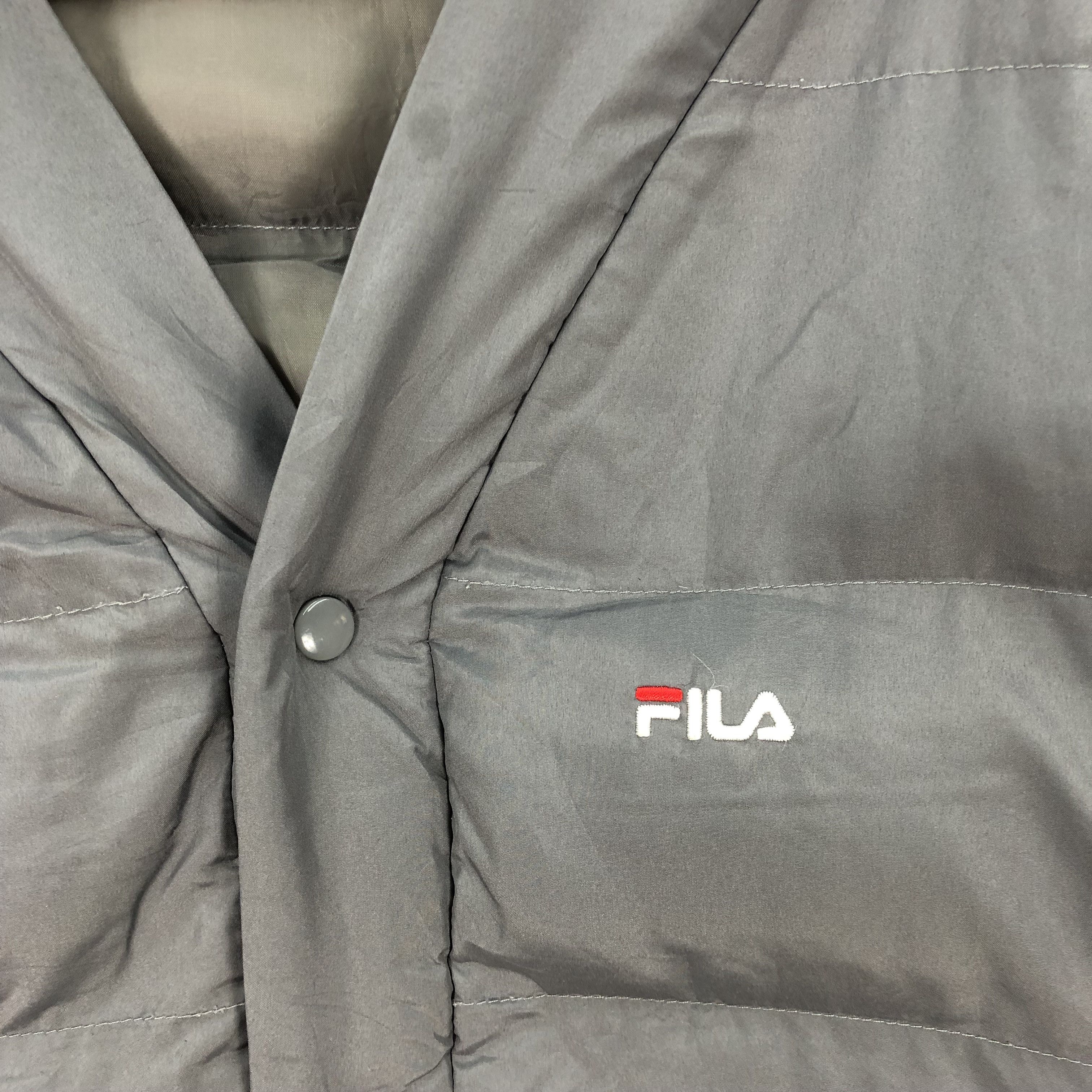 Fila × Vintage Vintage Fila Goose Down Puffer Jacket Windbreaker Jackets Size US XL / EU 56 / 4 - 5 Thumbnail