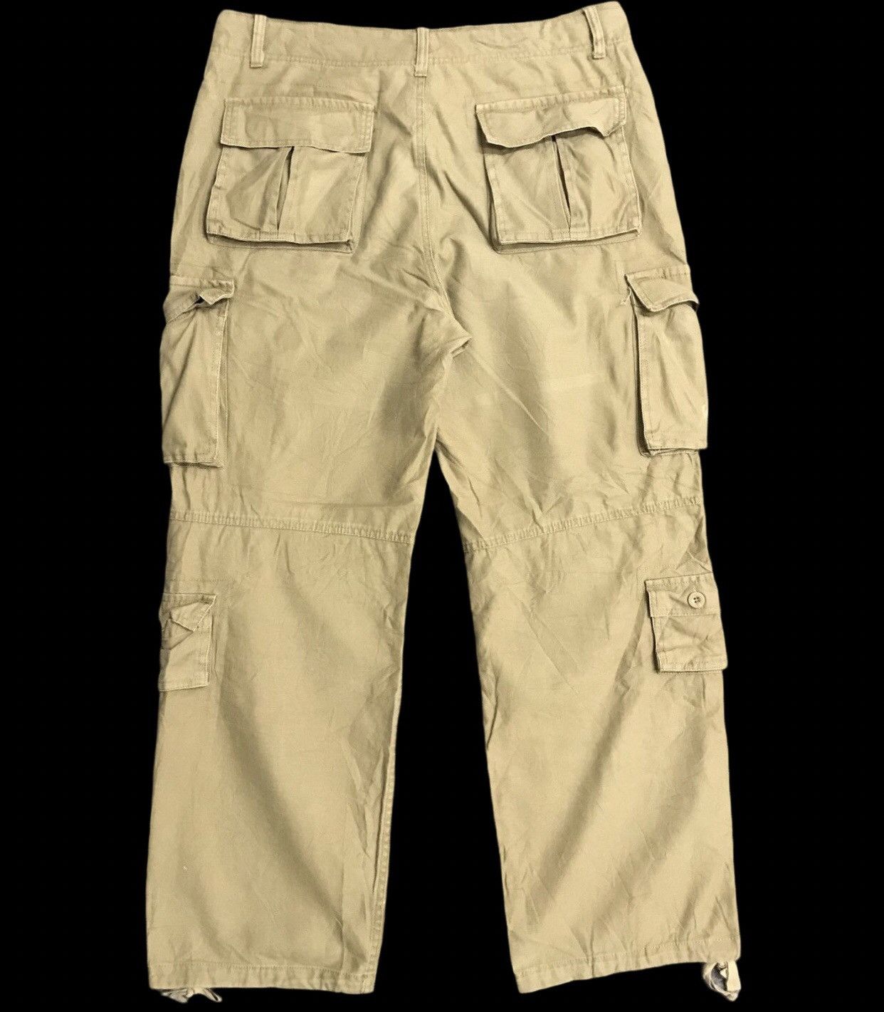 Japanese Brand BAGGY🔥CP312 KTwoHill Japan Military Parachute Cargo Pant Size US 37 - 2 Thumbnail