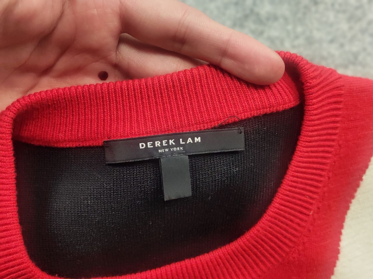 Derek Lam 10 Crosby Derek Lam new york Design round neck sweater zigzag pattern Size M / US 6-8 / IT 42-44 - 8 Thumbnail