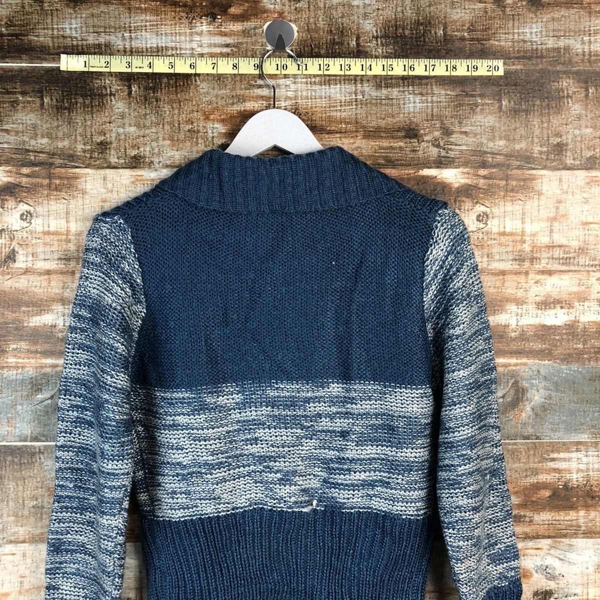 Homespun Knitwear × Japanese Brand Poly Achul Blue Knitwear #A2407 Size M / US 6-8 / IT 42-44 - 12 Thumbnail