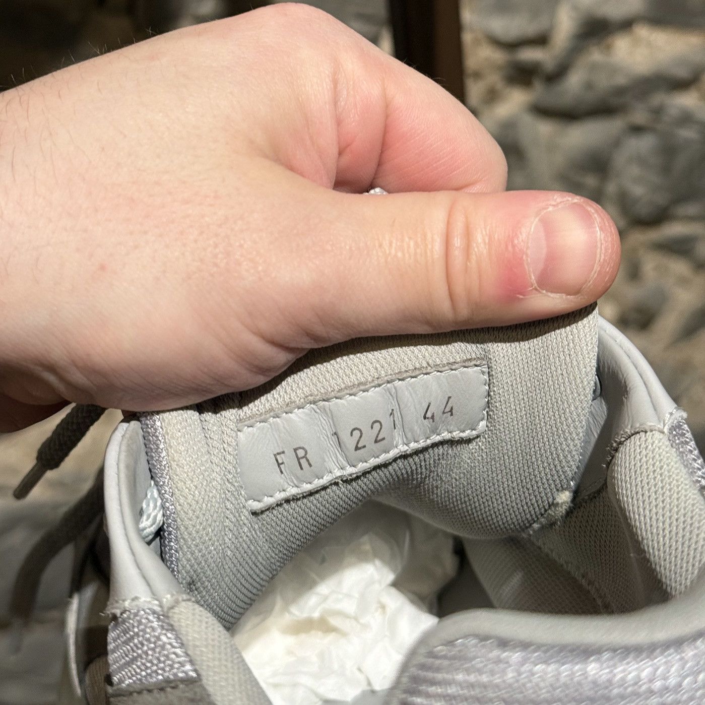 Givenchy Givenchy Giv 1 Mountain Cloud Grey Mesh Low-top Sneakers Size US 11 / EU 44 - 10 Thumbnail