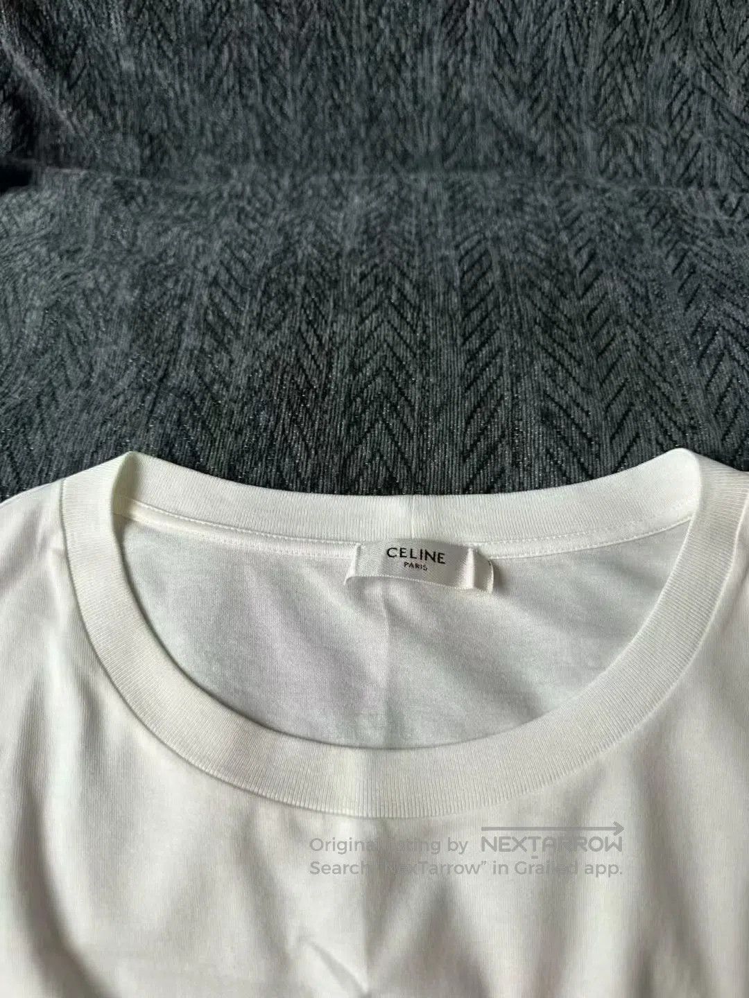 Celine CELINE White Gradient Short Sleeve T-Shirt| Size US L / EU 52-54 / 3 - 3 Thumbnail