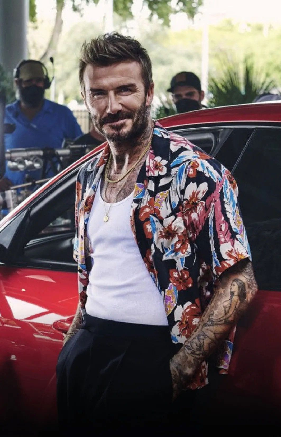 Saint Laurent Paris Spring Summer 21 Hawaiian Aloha Shirt Size US L / EU 52-54 / 3 - 3 Thumbnail