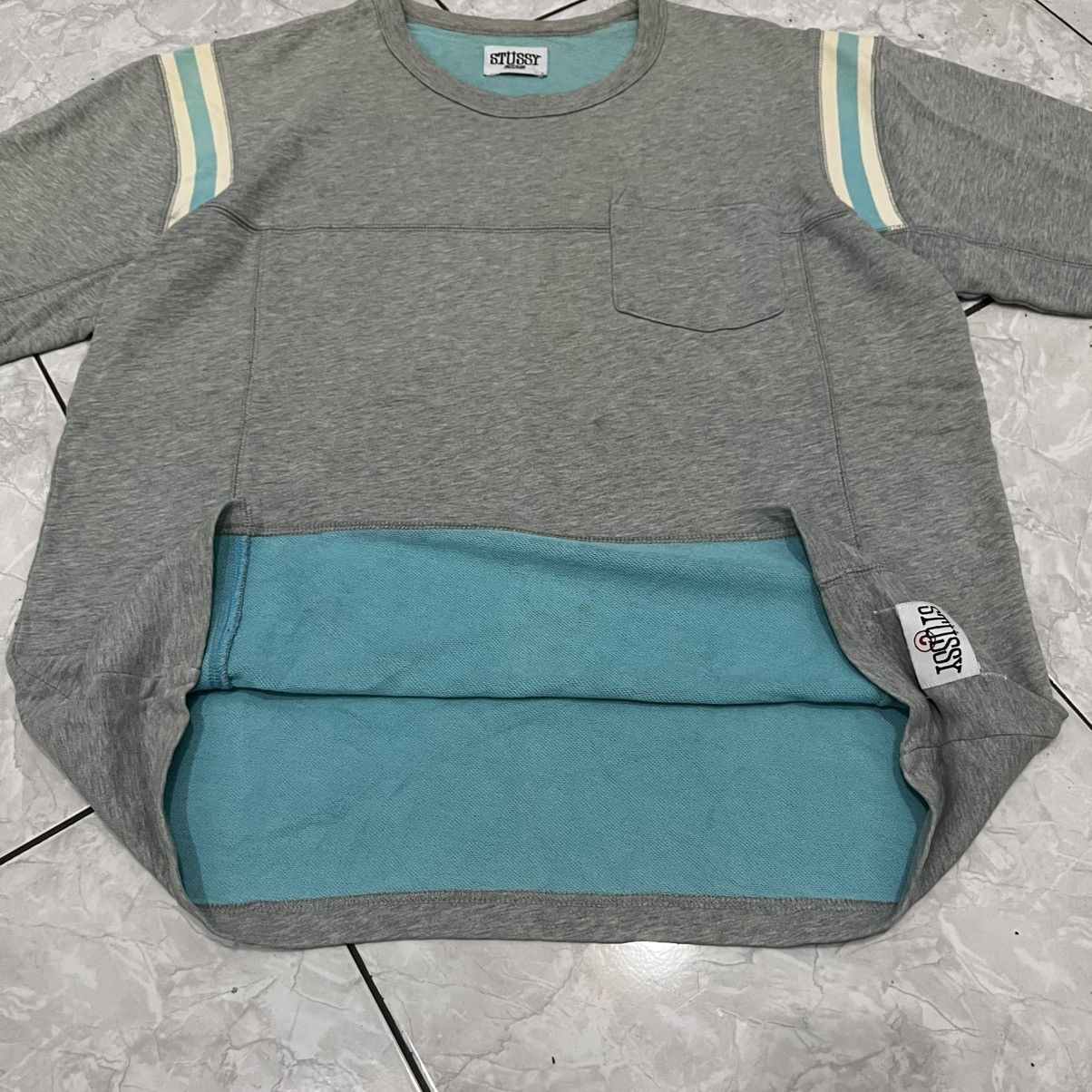 Stussy Crazy vintage🩶90s Stussy Pocket tee Size US M / EU 48-50 / 2 - 6 Thumbnail