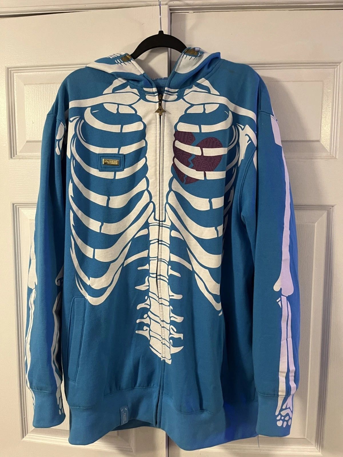 LRG LRG Dead Serious Full Zip Hoodie Men XL Teal Size US XL / EU 56 / 4 - 1 Thumbnail
