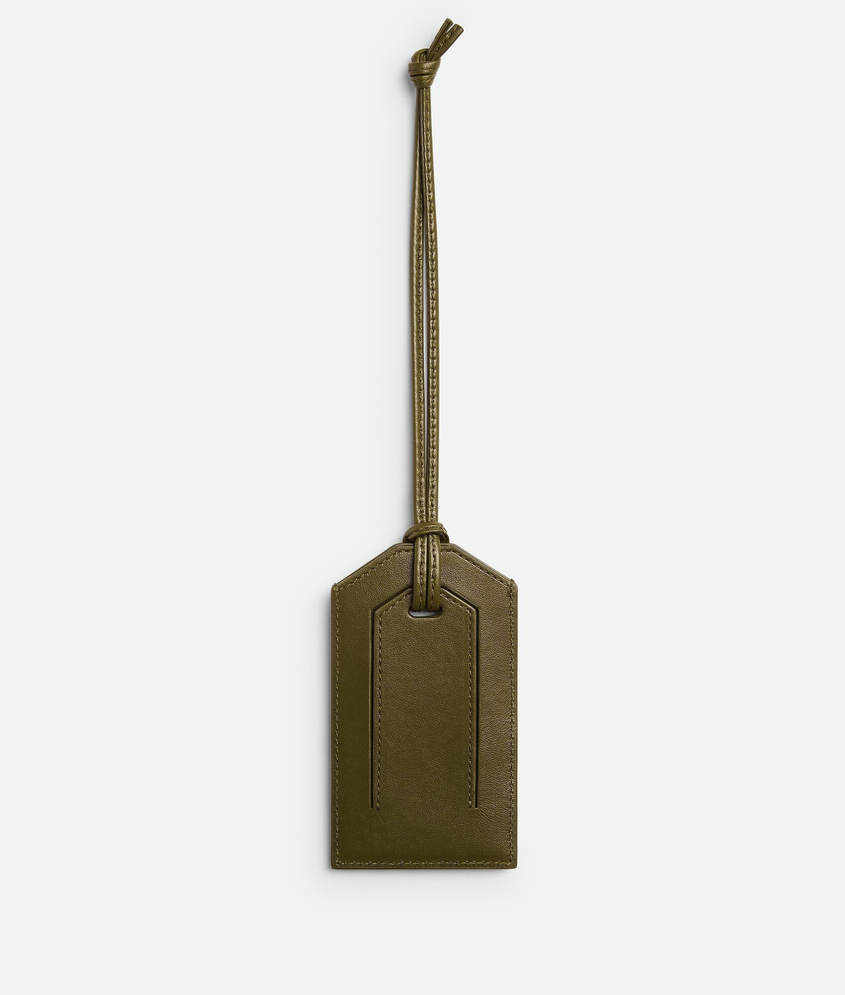 Bottega Veneta o1lf3ng10925 Size: OS / Intrecciato Tag Holder in Olive Oil Size ONE SIZE - 2 Thumbnail