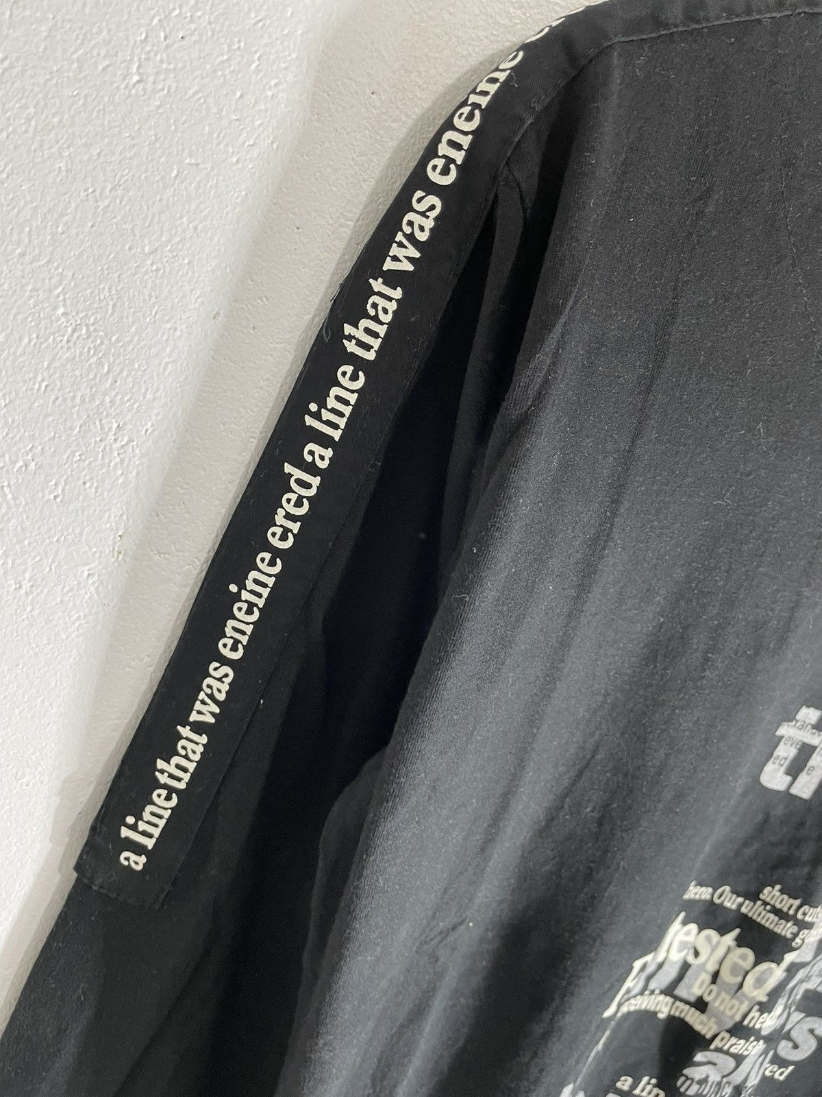Beauty Beast Japanese Poem Double layer Longsleeve gothic style Size US L / EU 52-54 / 3 - 3 Thumbnail