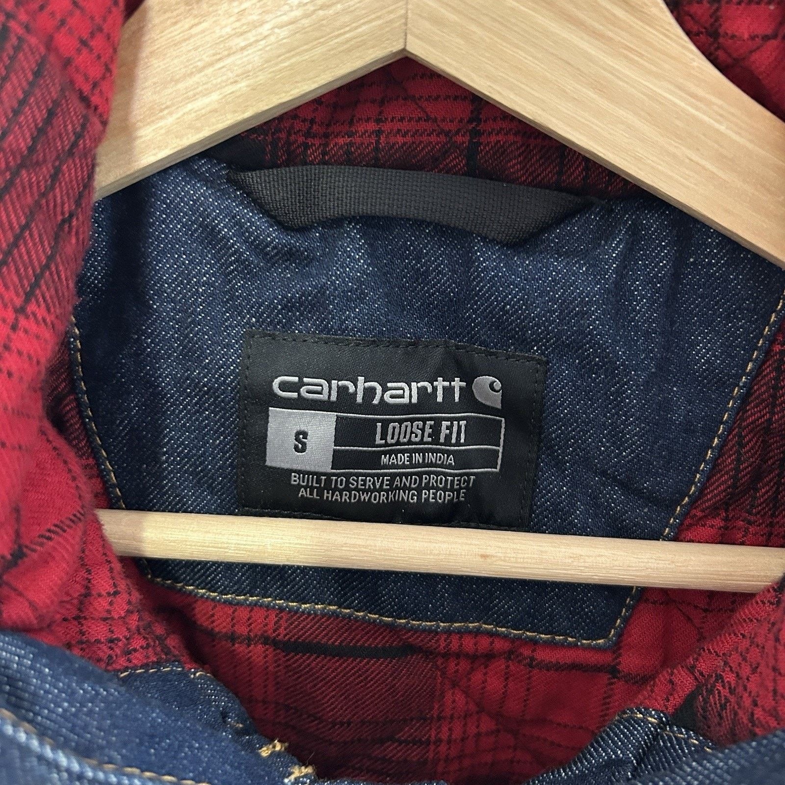 Carhartt Carhartt 50th Anniversary Plaid-Lined Active Jacket “Denim” Size US S / EU 44-46 / 1 - 8 Thumbnail