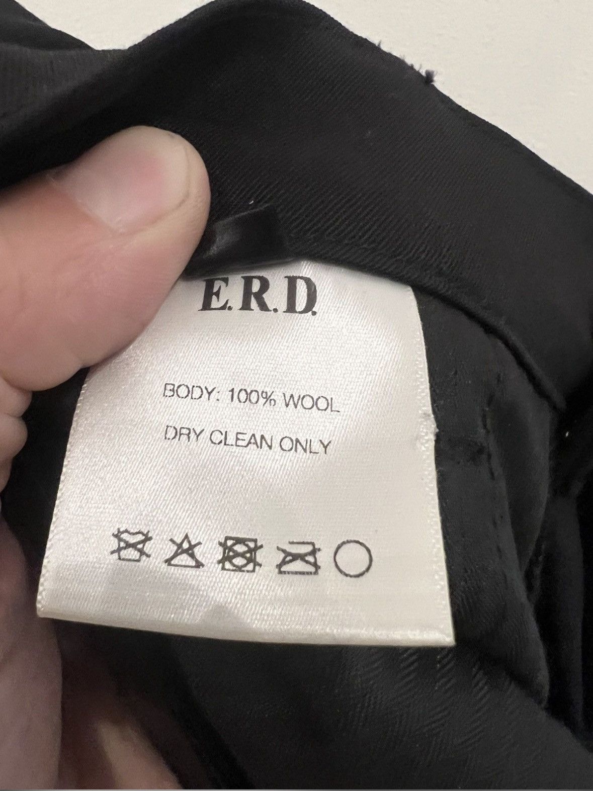 Enfants Riches Deprimes ERD 20ss Skinny Wool Patch Trouser Size US 30 / EU 46 - 10 Thumbnail