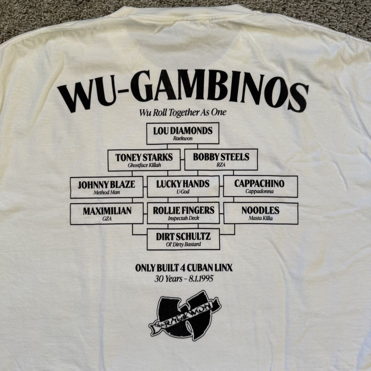 Wu-Tang Clan 🔴Wu-Tang Shirt Size 3XL Raekwon Wu Gambinos Authentic Gza Size US XXL / EU 58 / 5 - 2 Thumbnail