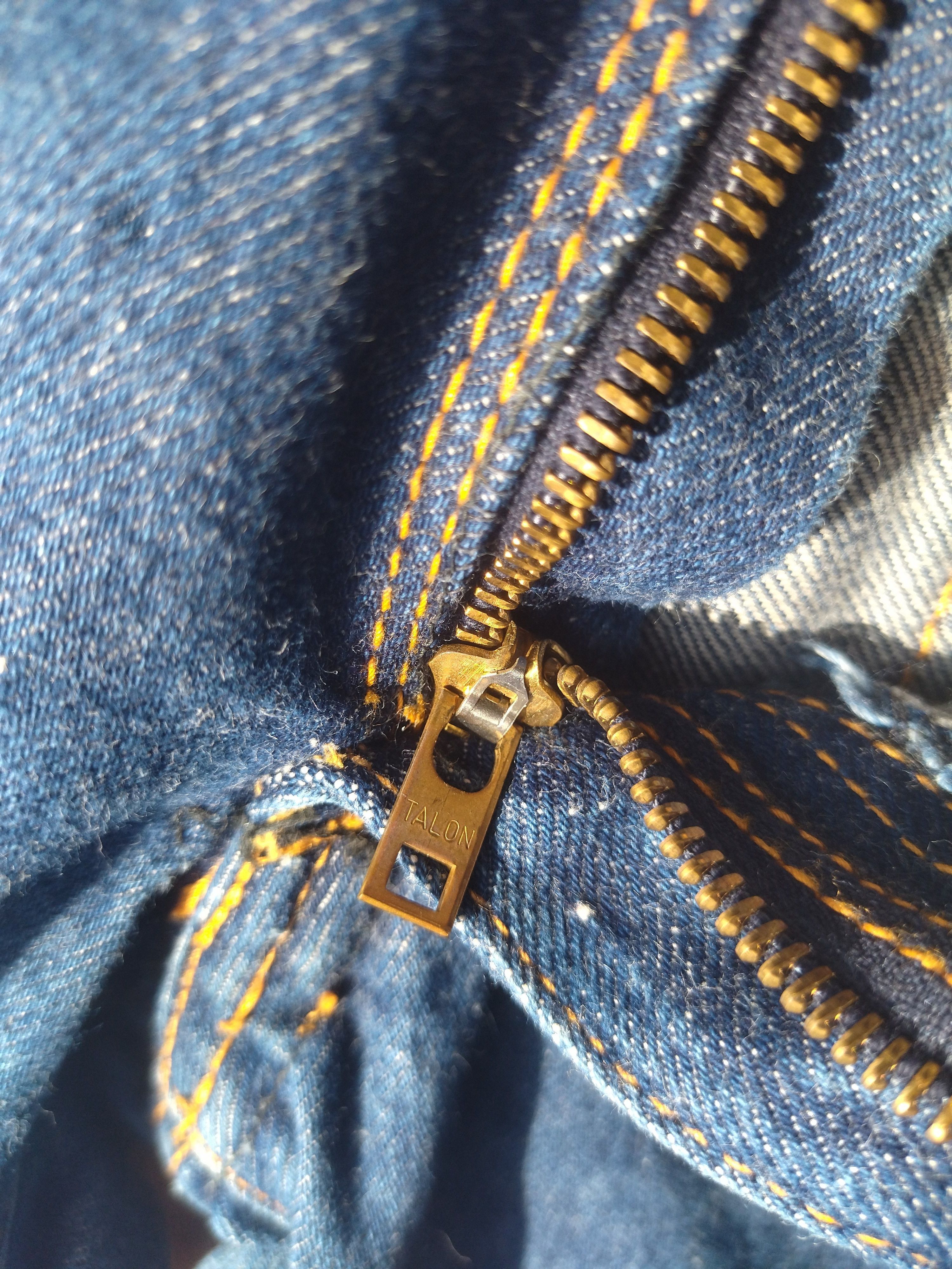 Vintage Vintage 70s Bootcut Jeans Blue Way Half Selvedge Size 28" / US 6 / IT 42 - 13 Thumbnail