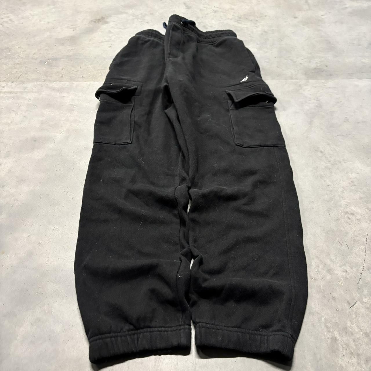 Japanese Brand × Vintage Crazy Vintage Y2K/200s Black Skater Essential Cargo Sweatpants! Size US 32 / EU 48 - 3 Thumbnail