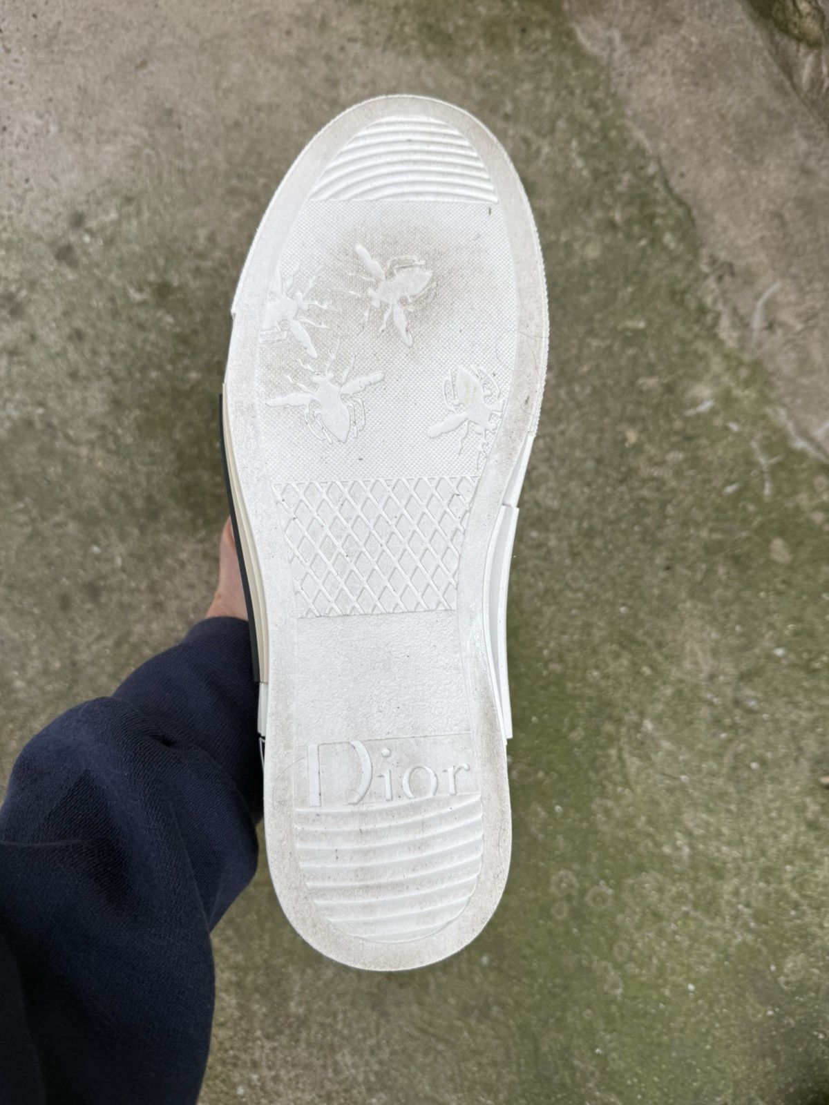 Dior Christian Dior B23 HIGH-TOP White/Black Dior Oblique Canvas Size US 8.5 / EU 41-42 - 13 Thumbnail