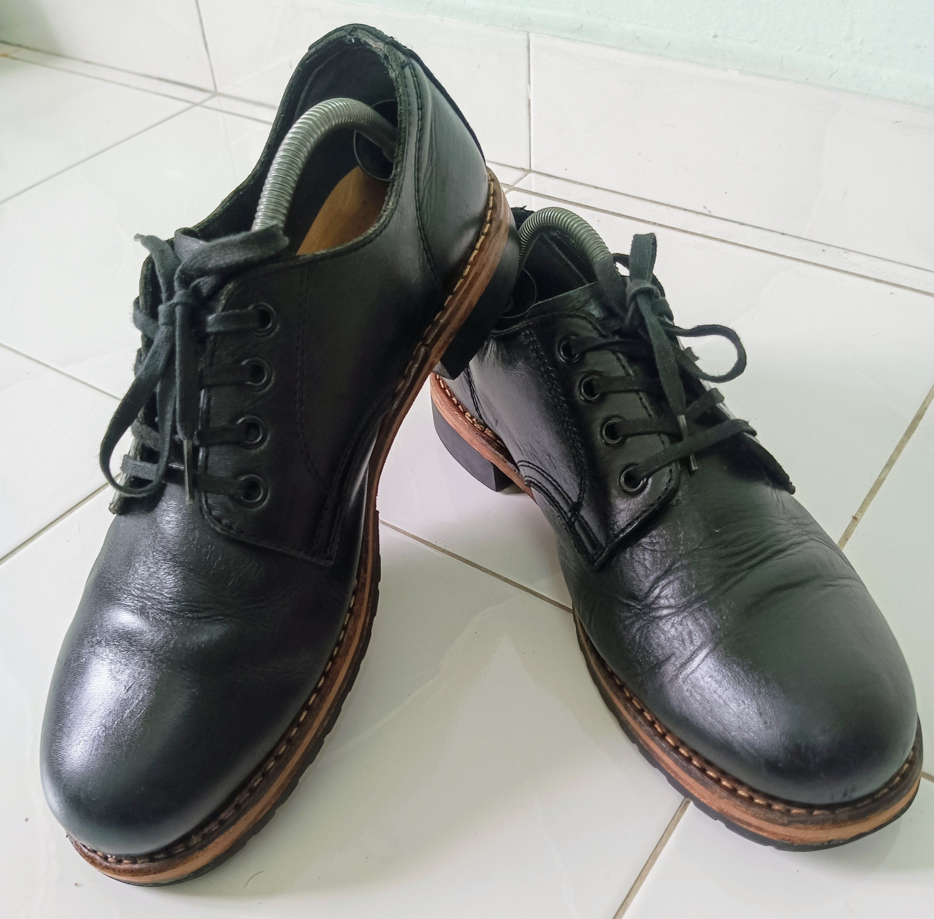 Avant Garde Combat Boots Japanese Brand Hawkins Oxford Leather Combat Boots Grailed