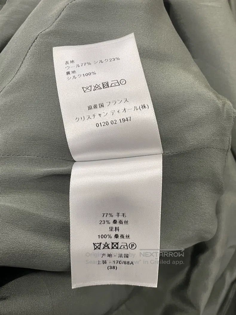 Dior Dior Blue-green silk wool doll collar dress Size XS / US 0-2 / IT 36-38 - 6 Thumbnail