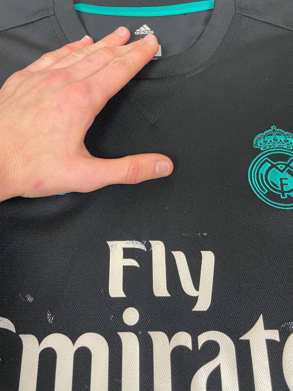 Adidas Adidas Real Madrid 2017 2018 Ronaldo #7 Away Shirt Soccer Size US M / EU 48-50 / 2 - 12 Thumbnail