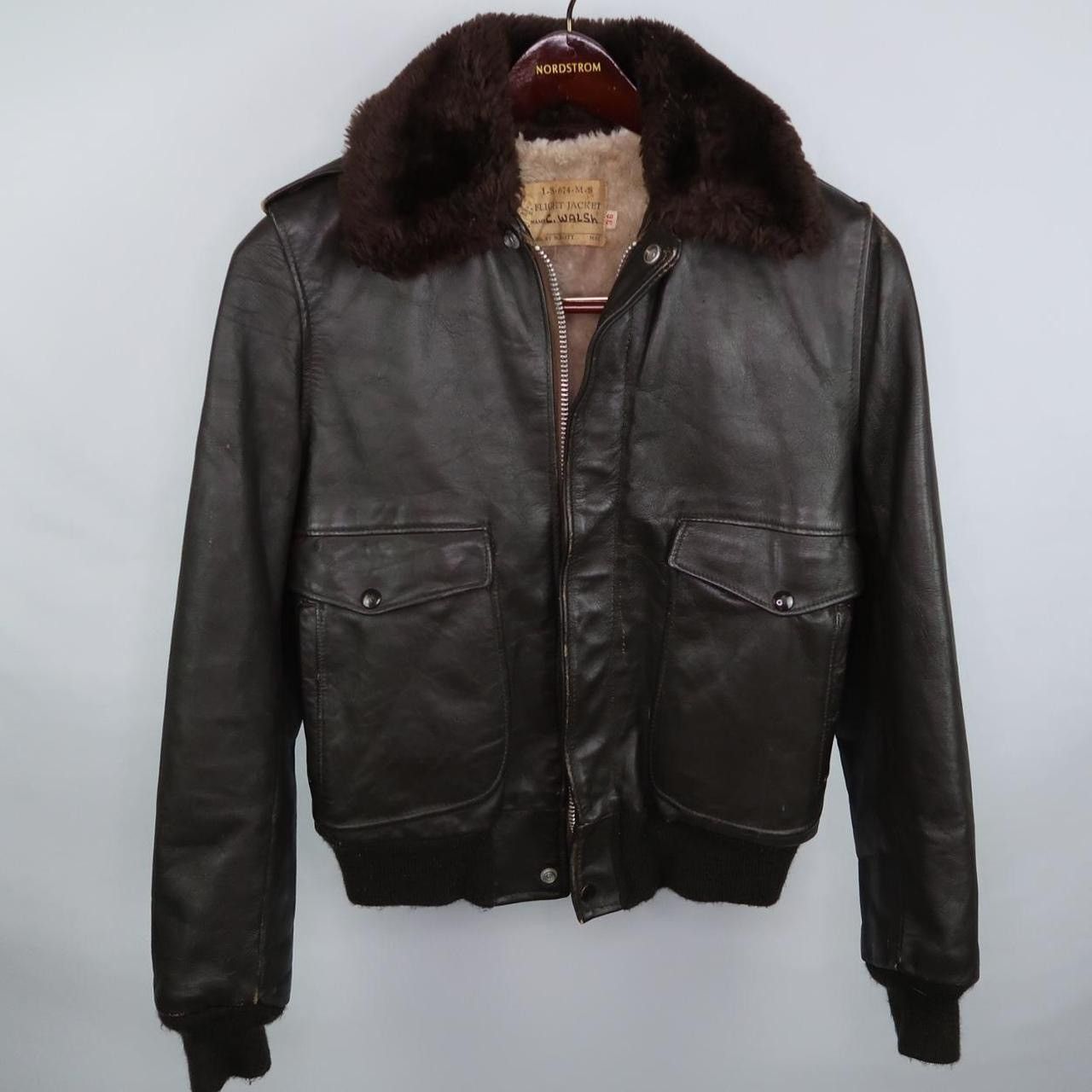 Vintage Rare Vintage Schott s 674 m flight leather jacket | Grailed