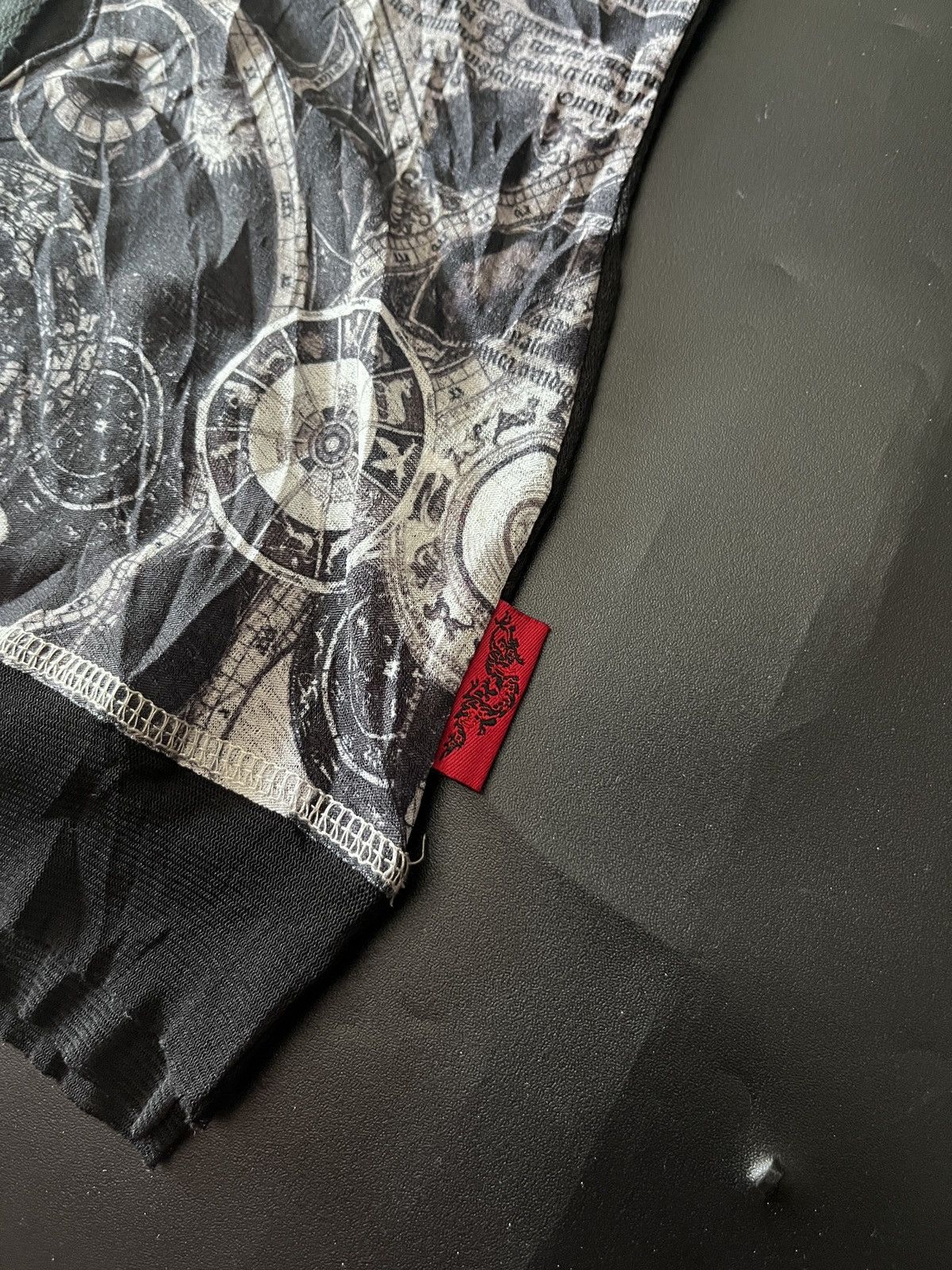 Japanese Brand Ozz On mesh tatto Cross jpg Style Size US XS / EU 42 / 0 - 8 Thumbnail