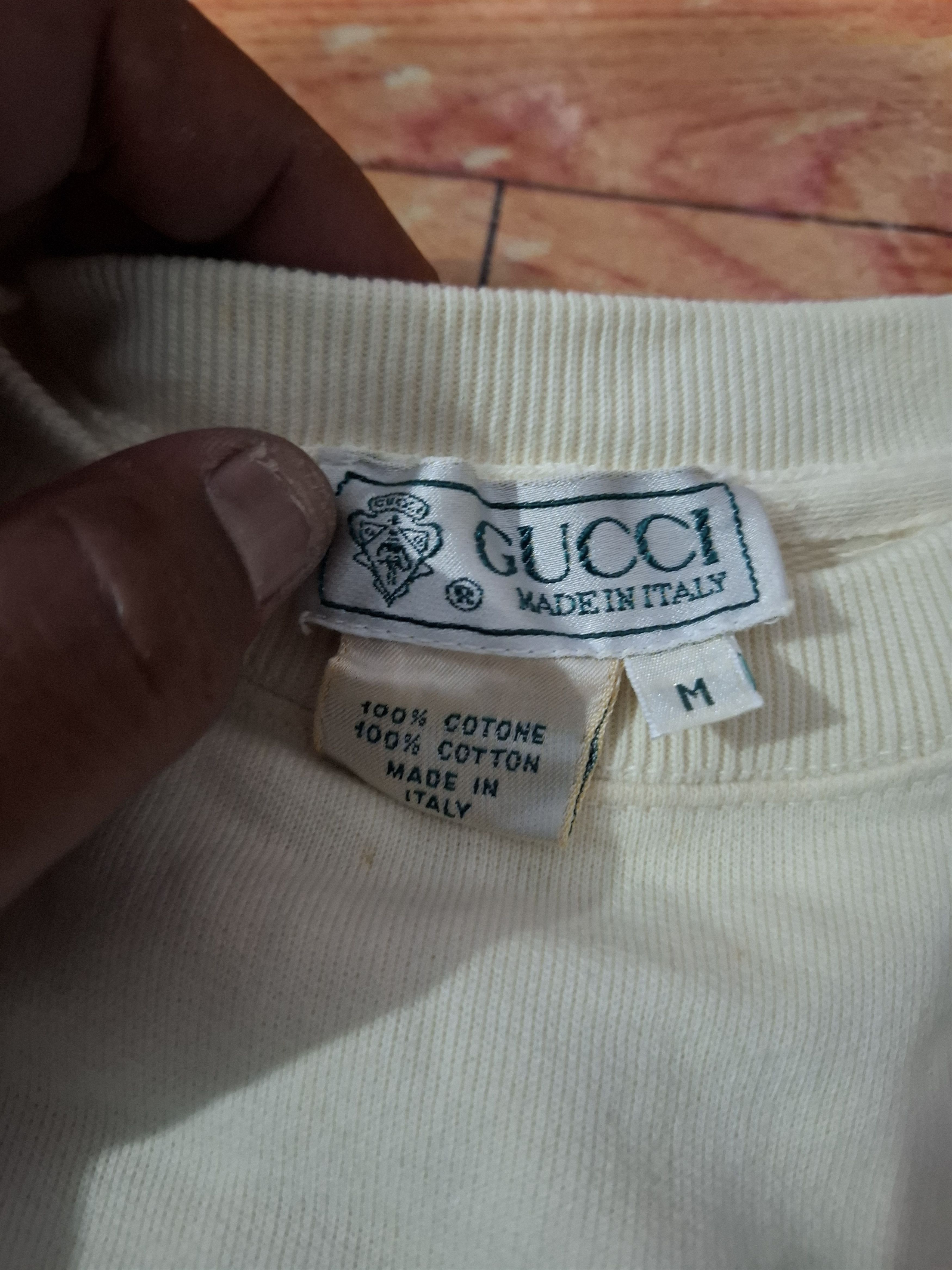 Gucci Vintage gucci 80s sweatshirt Size US M / EU 48-50 / 2 - 3 Thumbnail