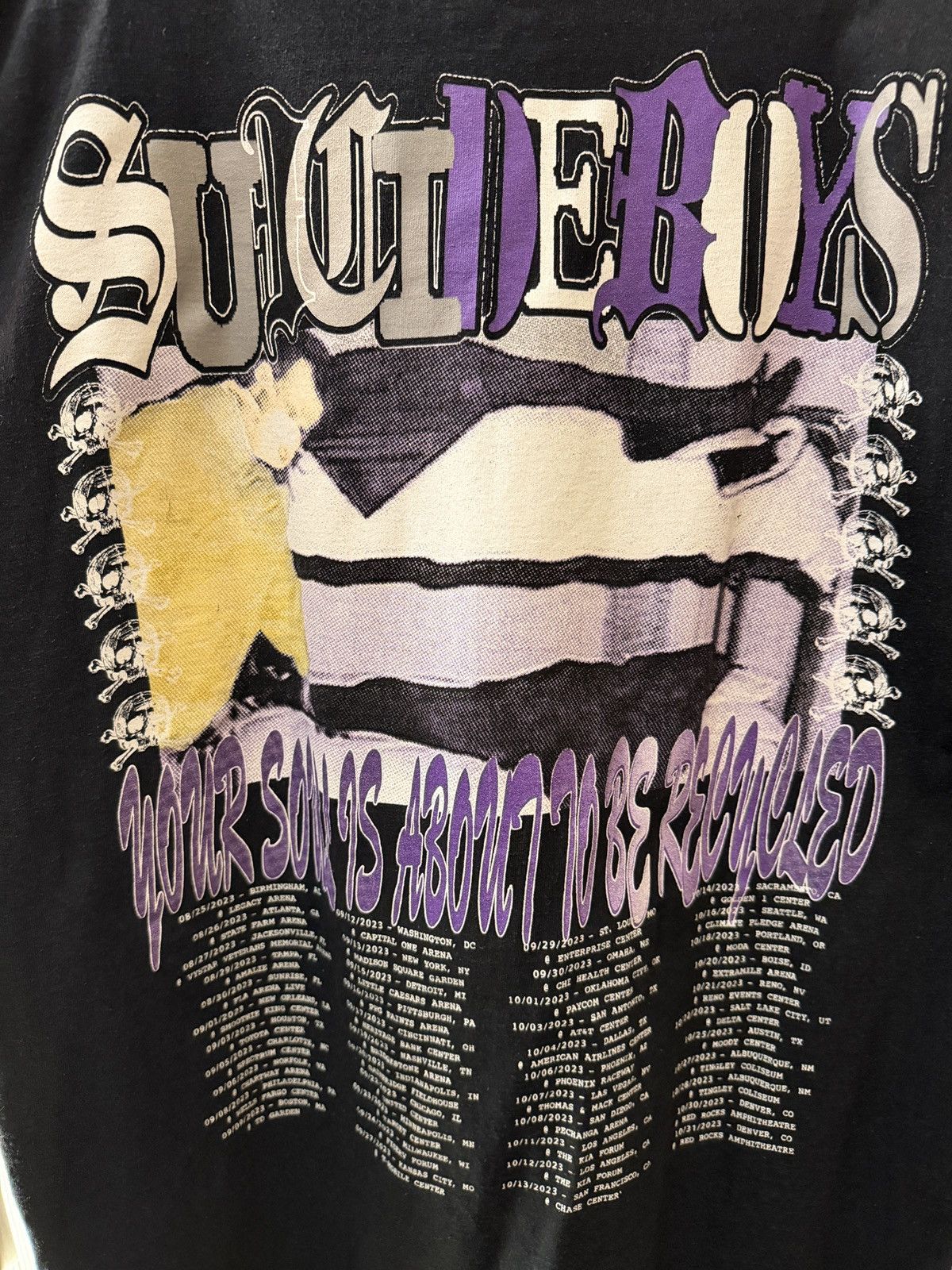 Other $uicideboy$ GreyDay Tour Tee 2023 “Greyday” Graphic Size XL Size US XL / EU 56 / 4 - 3 Thumbnail