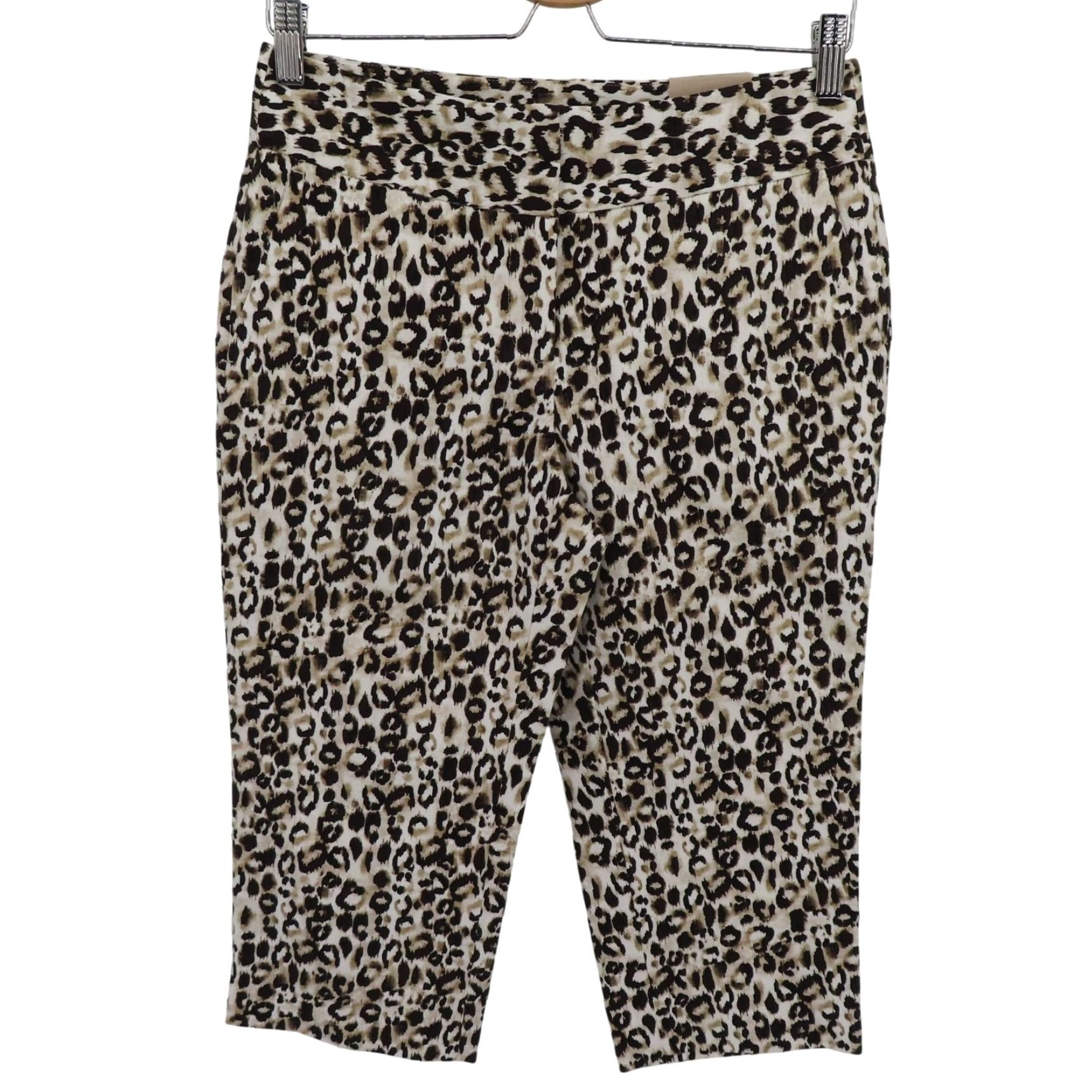 Laura Ashley Laura Ashley Capri Pants 6P Petite Women Leopard Cheetah St Tropez Cropped New Womens Pants Size 28" / US 6 / IT 42 - 2 Thumbnail