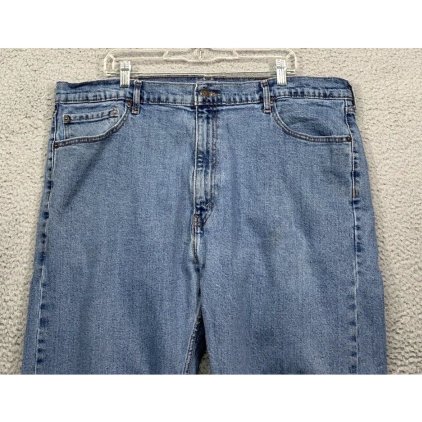 Vintage Levi Strauss Gold Signature Jeans Men 42W Regular Fit Medium Blue Denim Classic 5-Pocket Distressed No N/A Size US 42 / EU 58 - 2 Thumbnail
