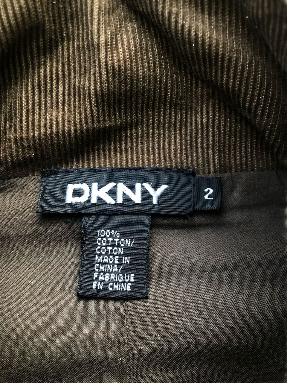 DKNY × Vintage Vintage DKNY Corduroy Jacket Size S / US 4 / IT 40 - 3 Thumbnail