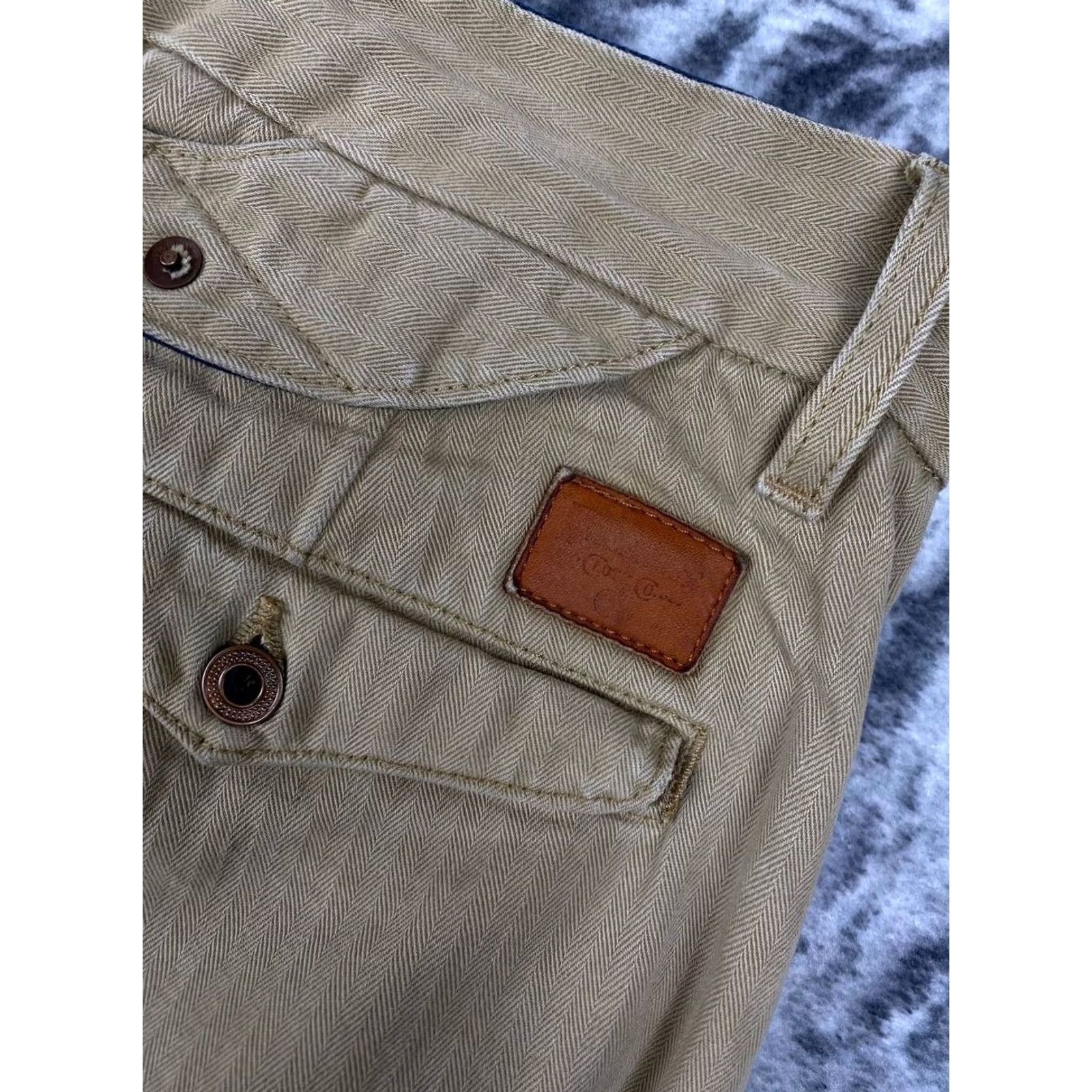 Twisted X VINTAGE Freenote Cloth Pants Men 36 Beige Cargo Straight Front Pocket Cotton Unit 36 Inseam 36 Spring Fall Mens Size US 36 / EU 52 - 4 Thumbnail