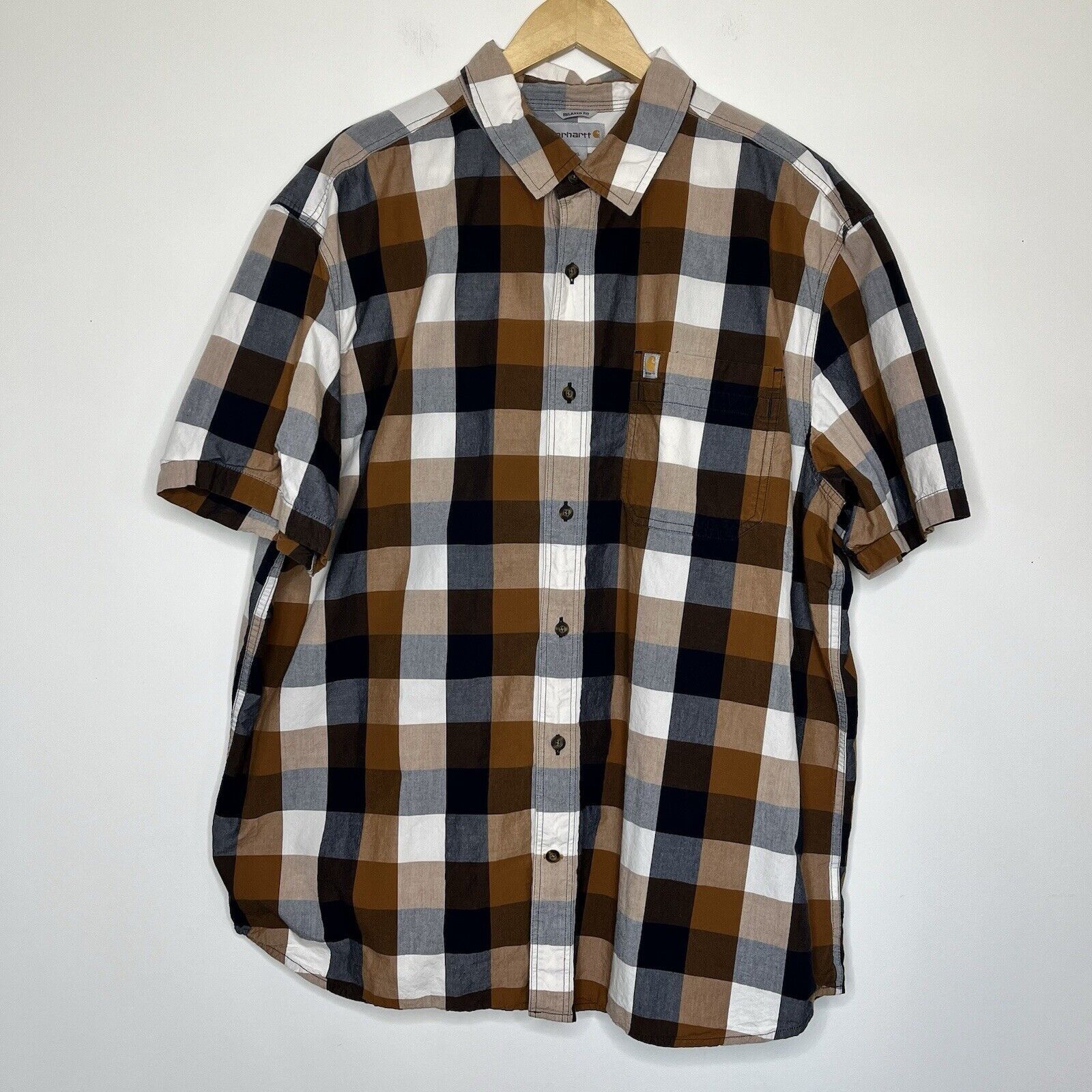 Carhartt Carhartt Shirt Button Up Plaid Relaxed Fit Size US XXL / EU 58 / 5 - 1 Thumbnail