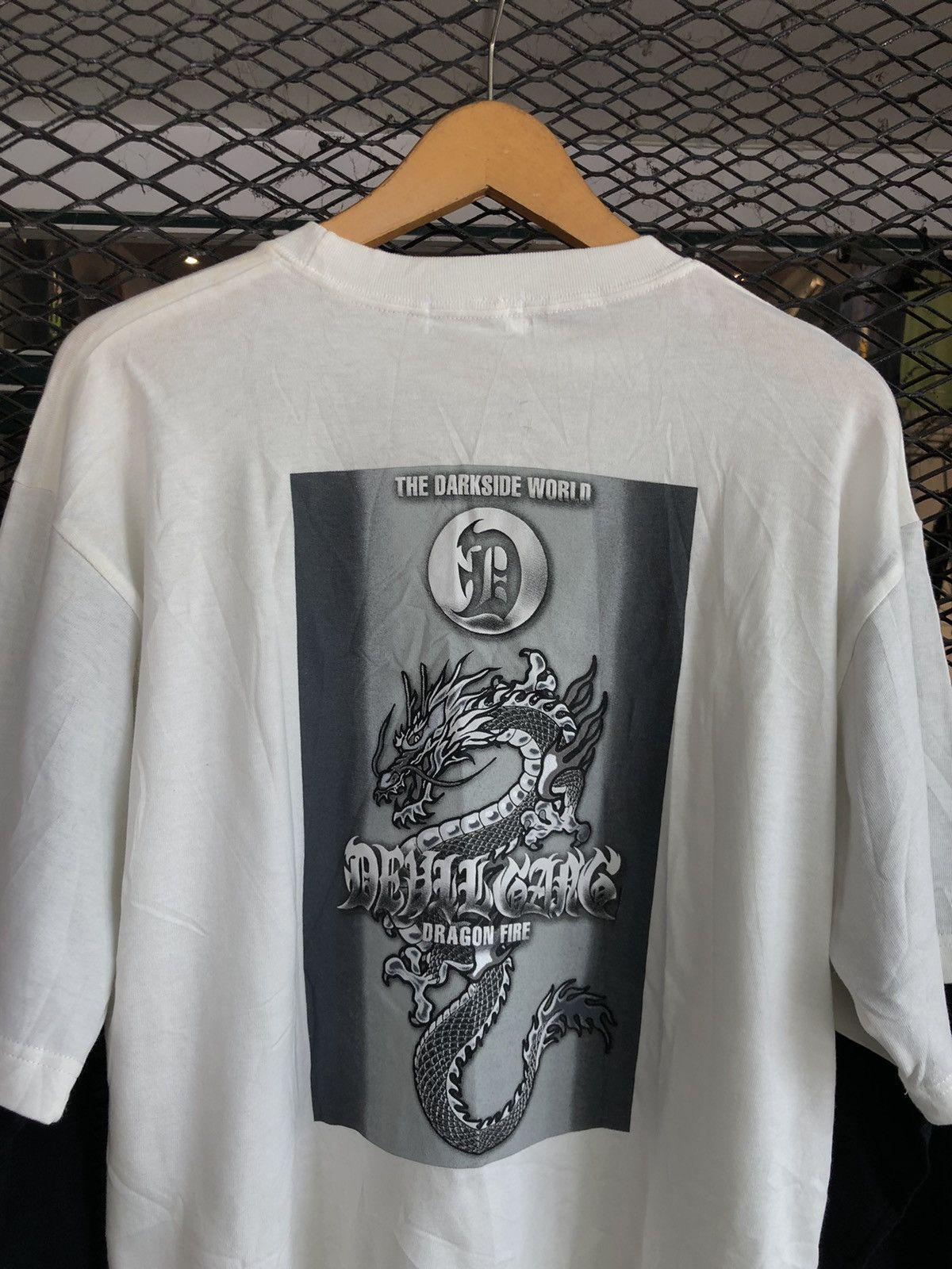 Japanese Brand DEVIL GANG THE DARKSIDE WORLD LONGSLEEVE Size US M / EU 48-50 / 2 - 2 Thumbnail