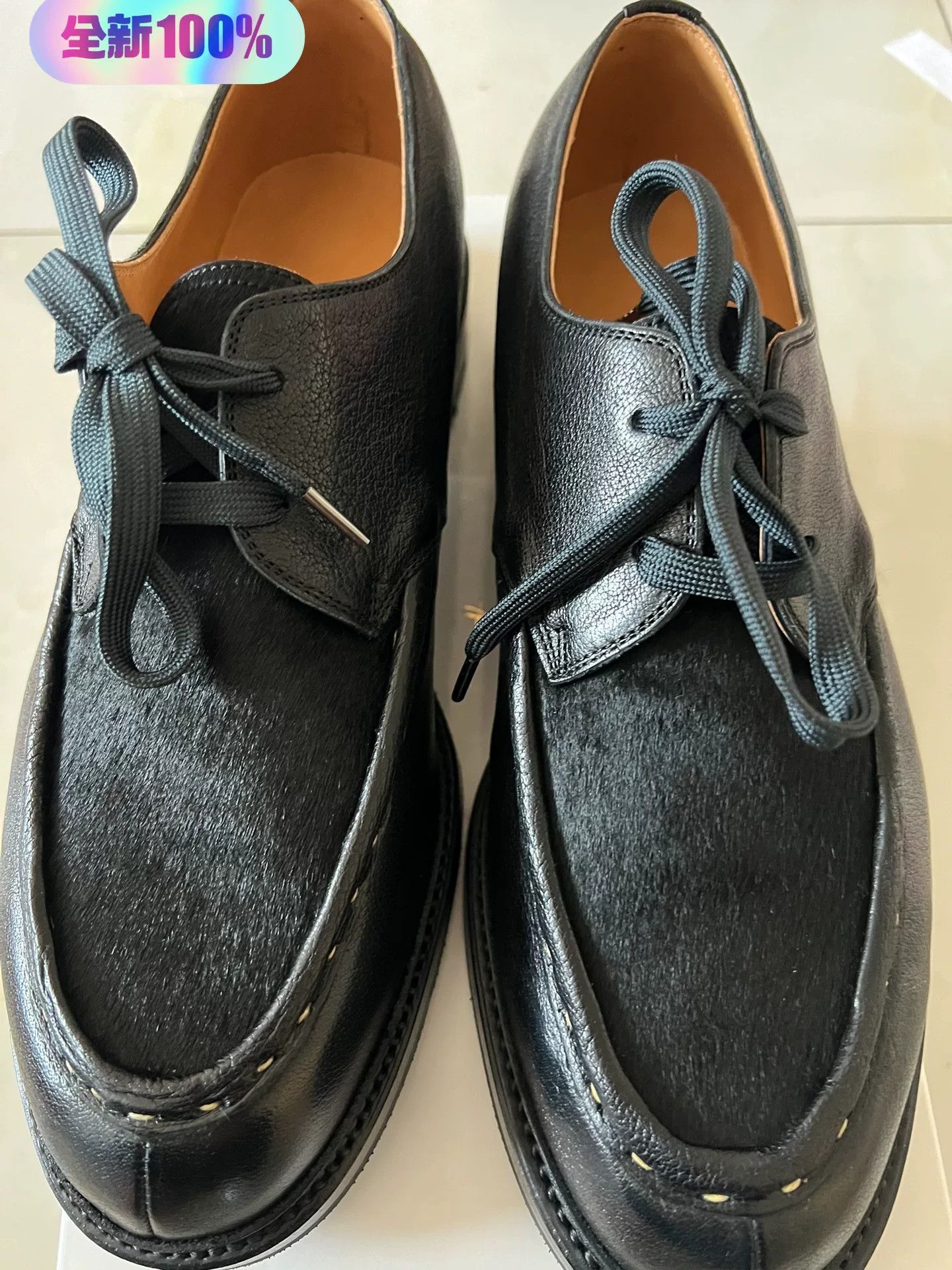Japanese Brand Forme Artisan Handmade Calfskin Low-Top Shoes Size US 5.5 / EU 38 - 1 Thumbnail