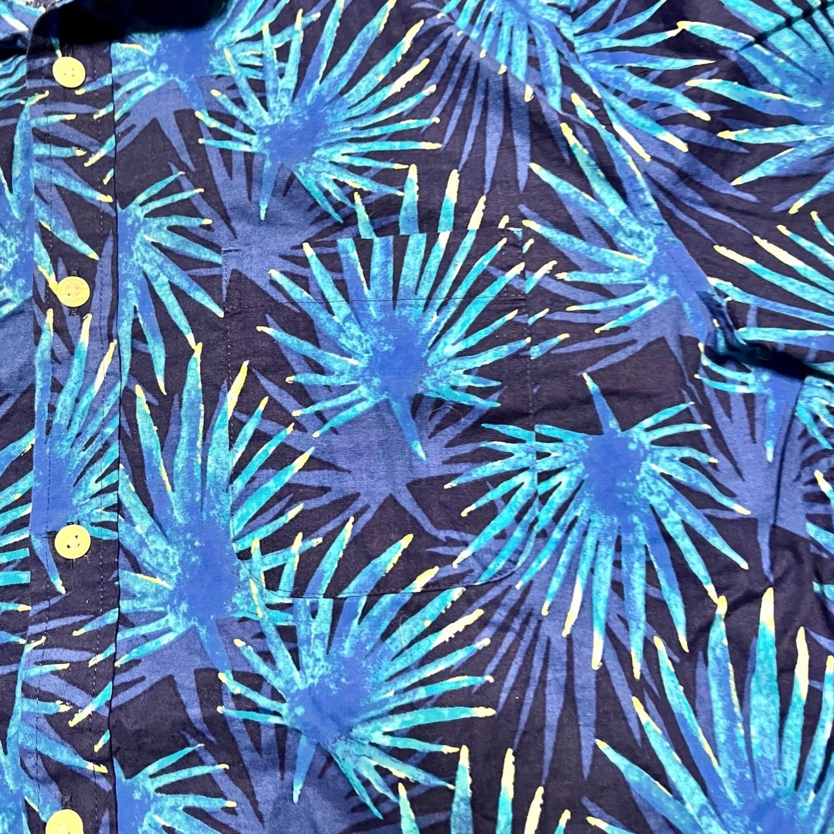 Vineyard Vines Vineyard Vines Shirt Mens Large Button Up Floral Hawaiian Blue Short Sleeve Mens L Blue Floral Hawaiian Shirt Size US L / EU 52-54 / 3 - 2 Thumbnail