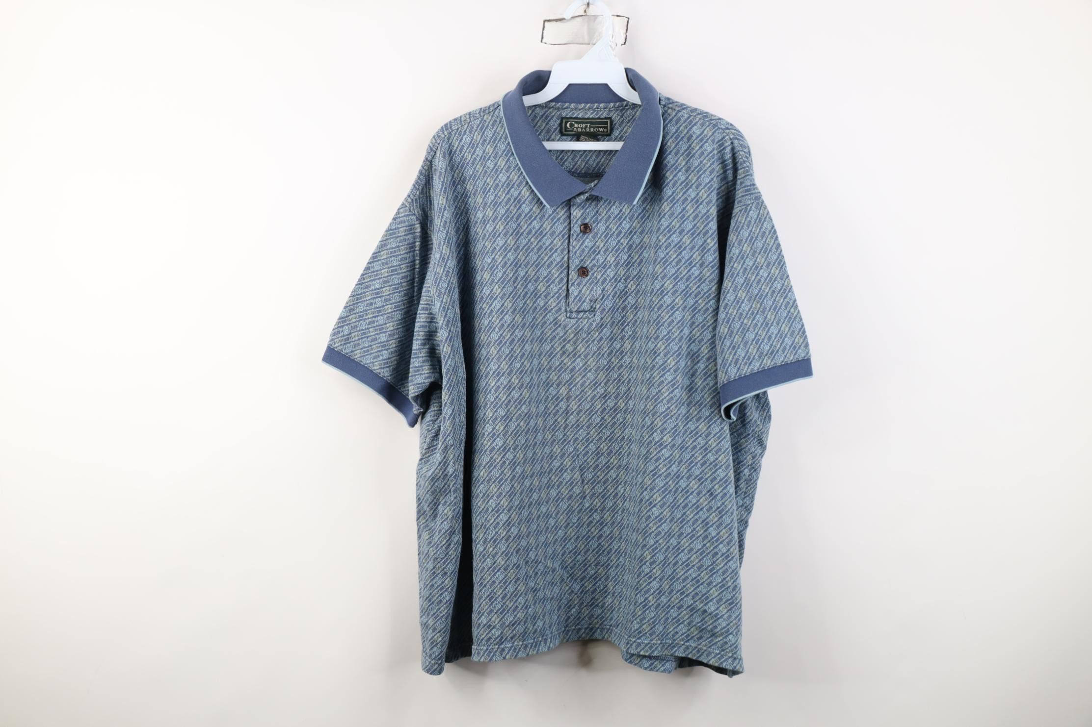 Vintage Vintage 90s Streetwear Knit Collared Golf Polo Shirt Size US XXL / EU 58 / 5 - 1 Thumbnail