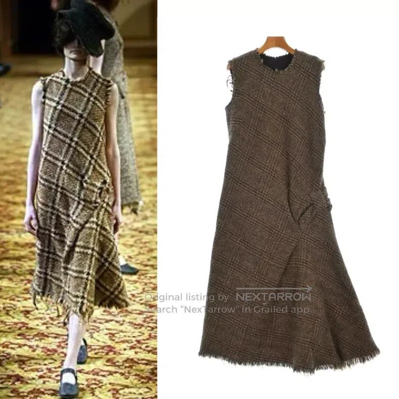 Junya Watanabe JUNYA WATANABE Tartan plaid dress Size M / US 6-8 / IT 42-44 - 1 Thumbnail