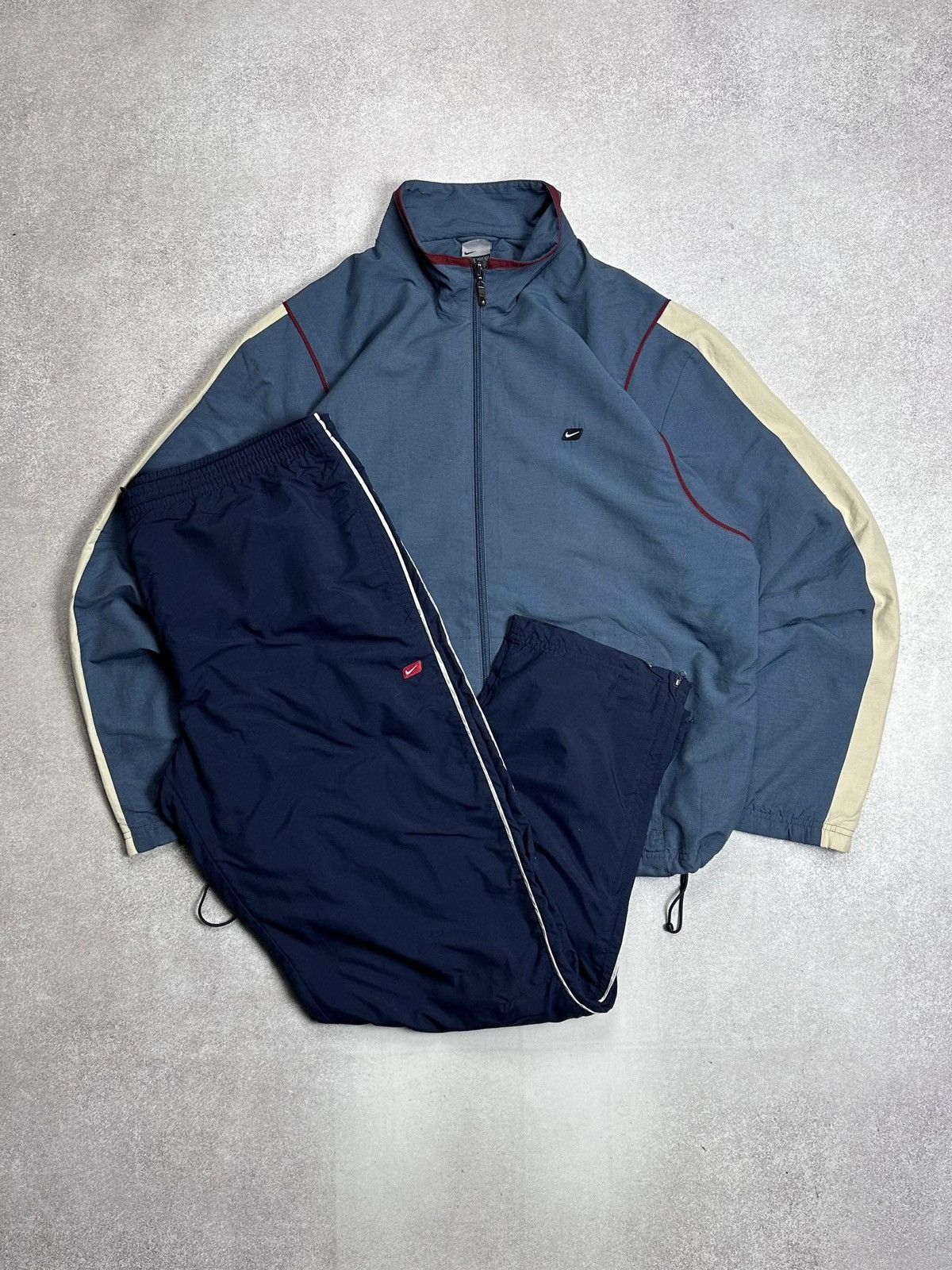 Nike Vintage Nike Swoosh Tn Skepta Style Nylon Tracksuit Rare L Size US L / EU 52-54 / 3 - 1 Thumbnail