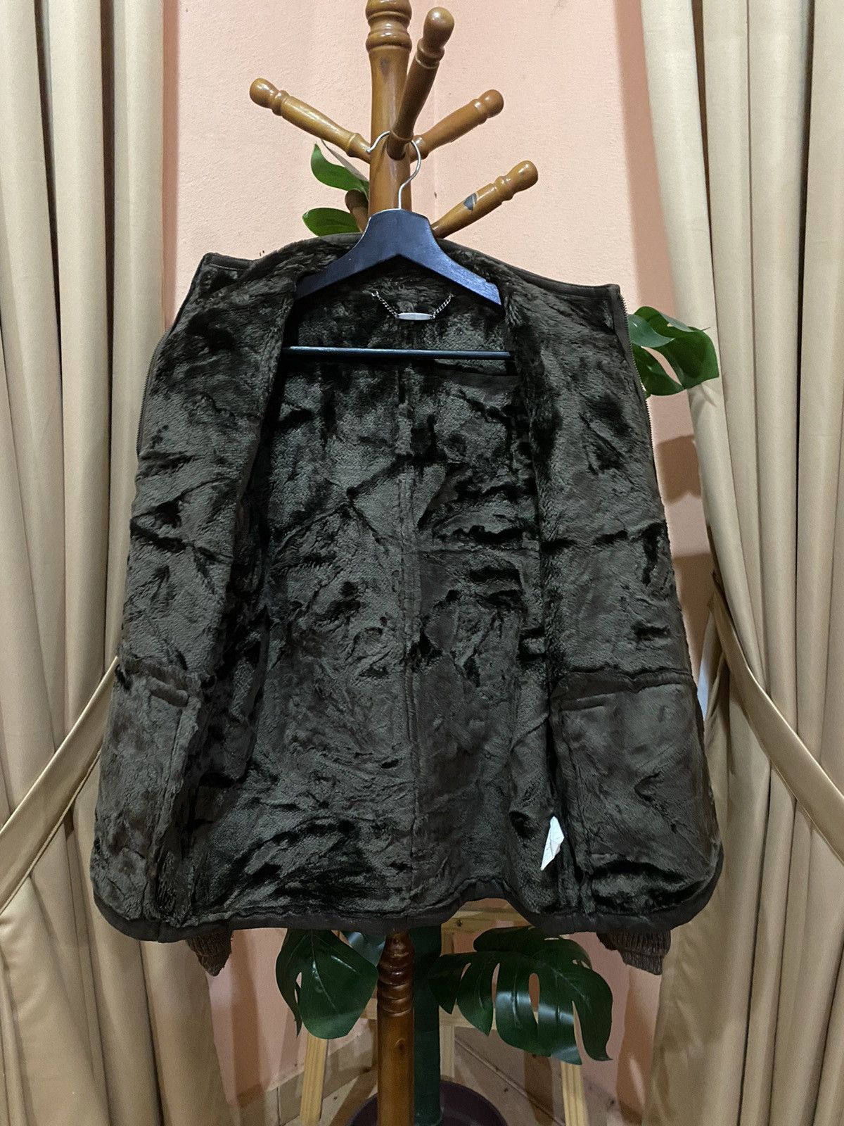 Vintage VINTAGE GAGAM SEUNGJE SUEDE AND KNIT JACKET Size US M / EU 48-50 / 2 - 6 Thumbnail