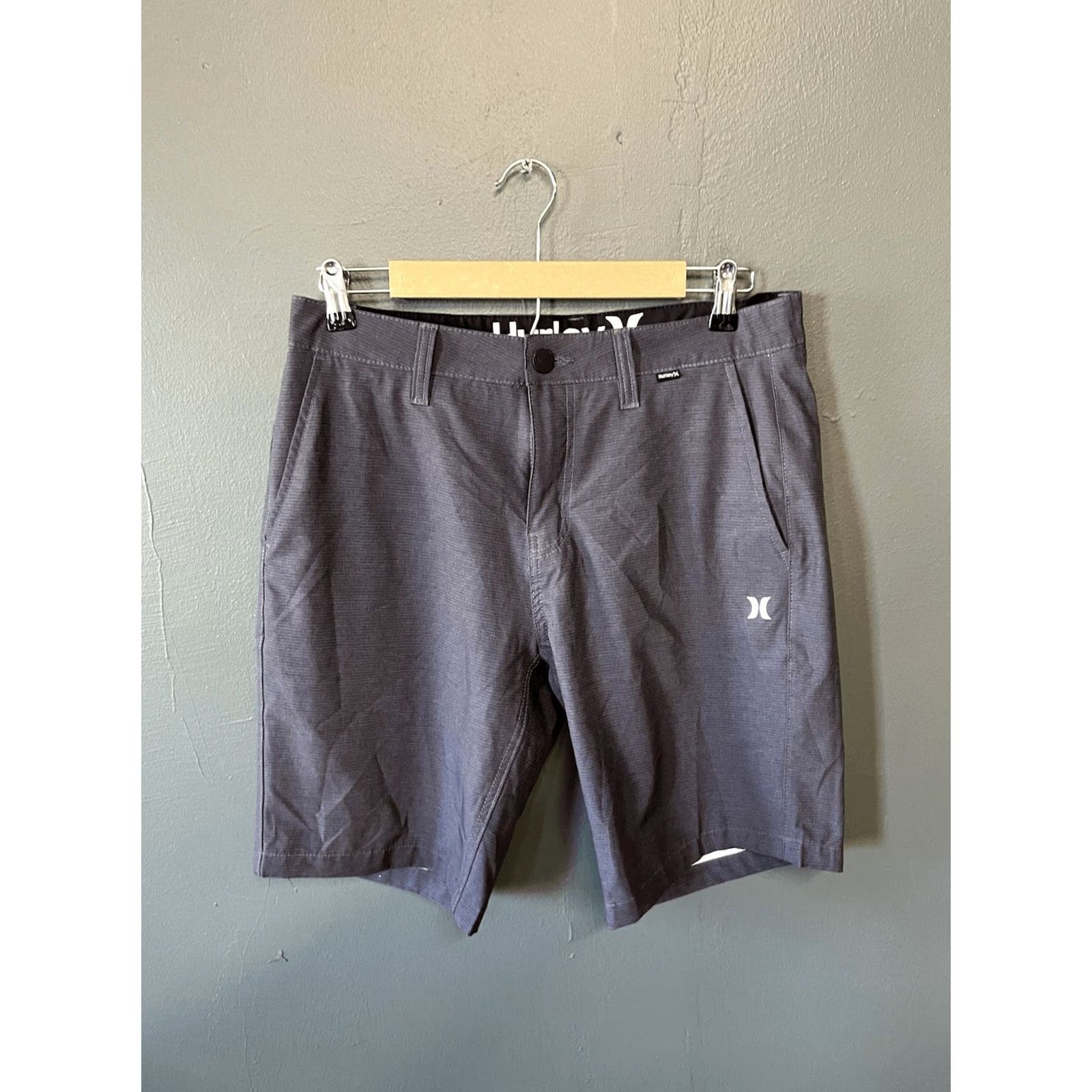 Hurley Hurley Mens Gray Hybrid Chino Shorts size 30 Size US 30 / EU 46 - 2 Thumbnail