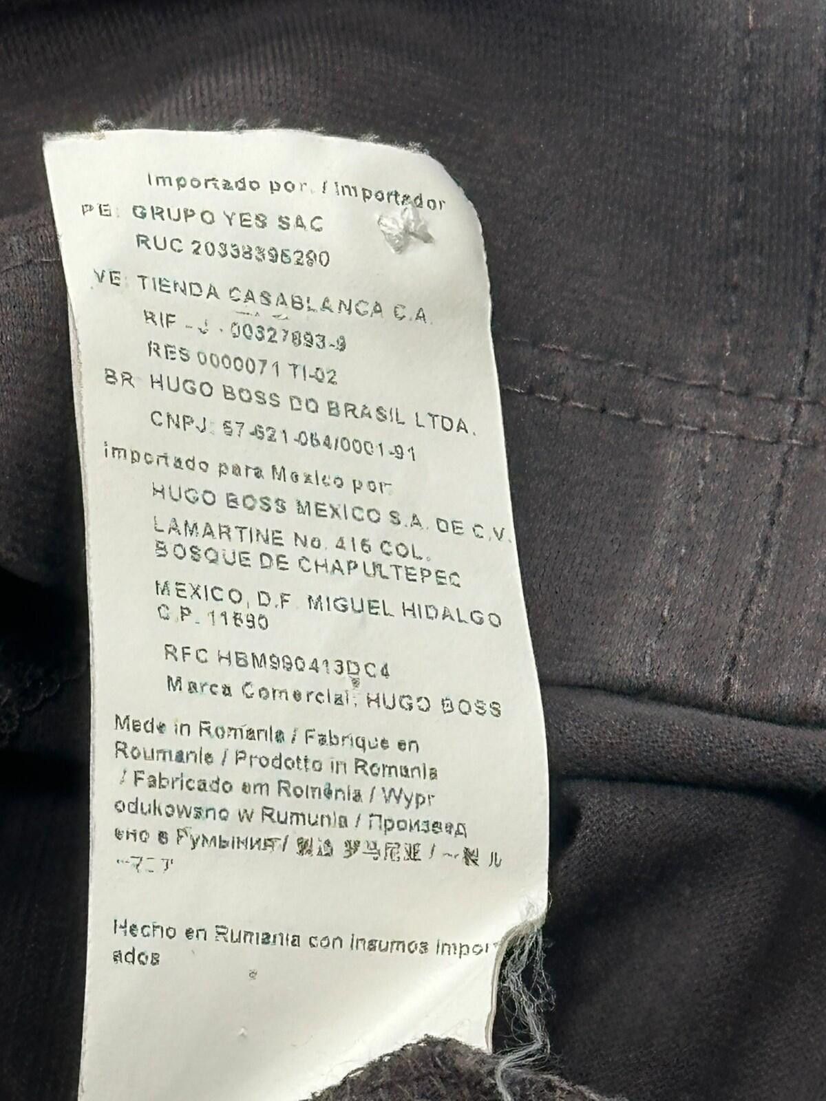 Hugo Boss Hugo Boss Slim Pockets Short Sleeve Button Up Brown Youth L Size ONE SIZE - 9 Thumbnail